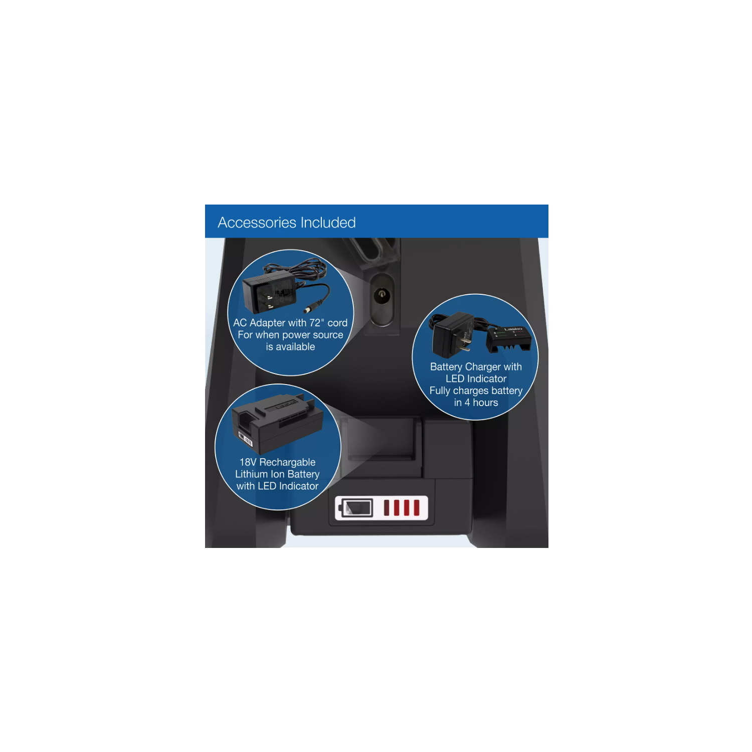 Ventilateur portatif rechargeable Lasko - RB200