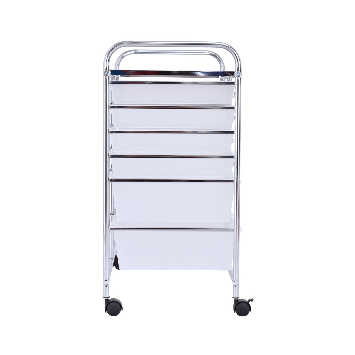 Gymax Office Rolling Cart 12 Storage Drawer Studio Organizer Bins Scrapbook Paper