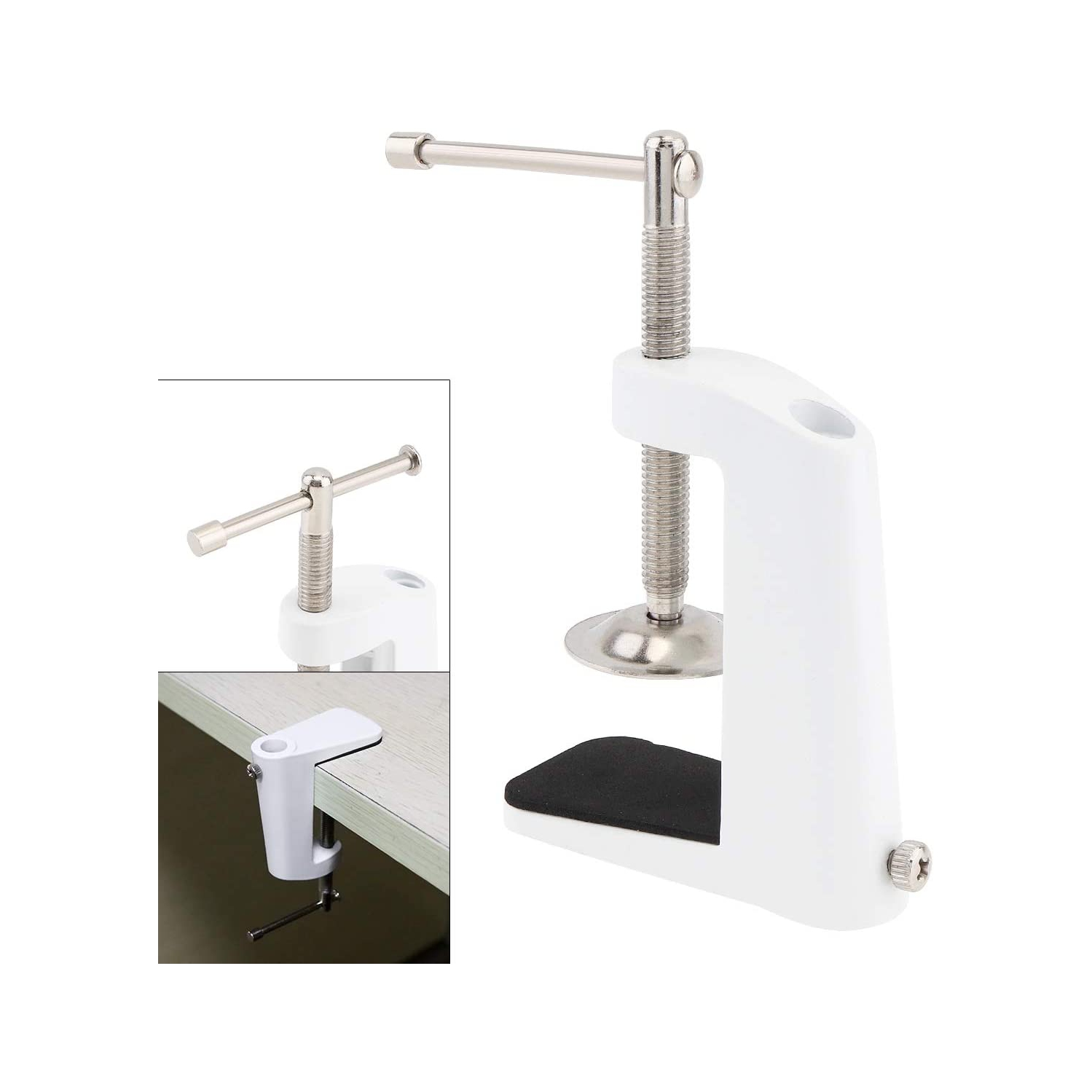 Camera Clamp Mount, Monitor Mount Bracket, C-Clamp, Super Clamp Mount, Clamp Mount Adapter, Base Stand, for LCD/DV Monitor, LED Lights, Flash Light