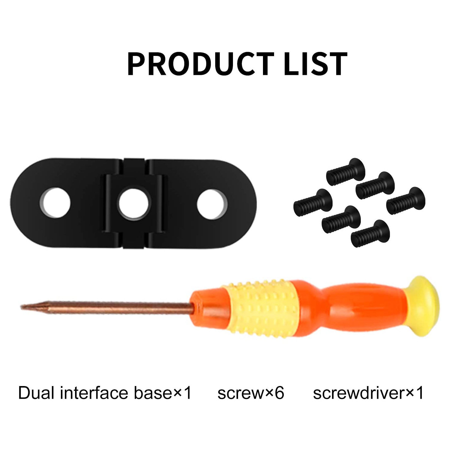 Replacement Adapter Mount with 1/4 Tripod Connector Port for GoPro Max Hero 10 Hero 9 Hero 8 Black, Dual Interface Design for Straightly Mounting for