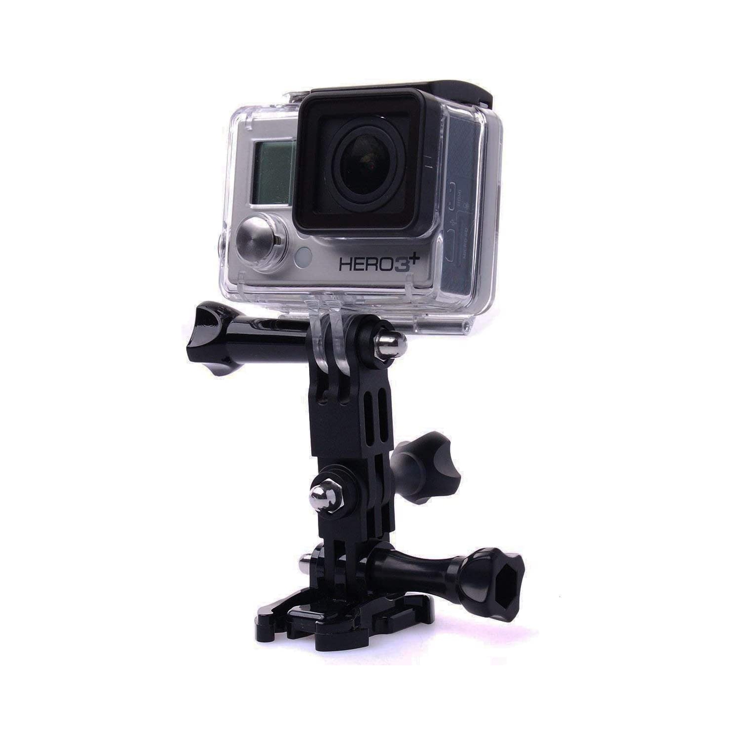 3-Way Adjustable Extension Pivot Arm Adapter Set- Long & Short Straight Joints Connector Convertor 35mm/50mm with 4 Thumb Screws for Gopr