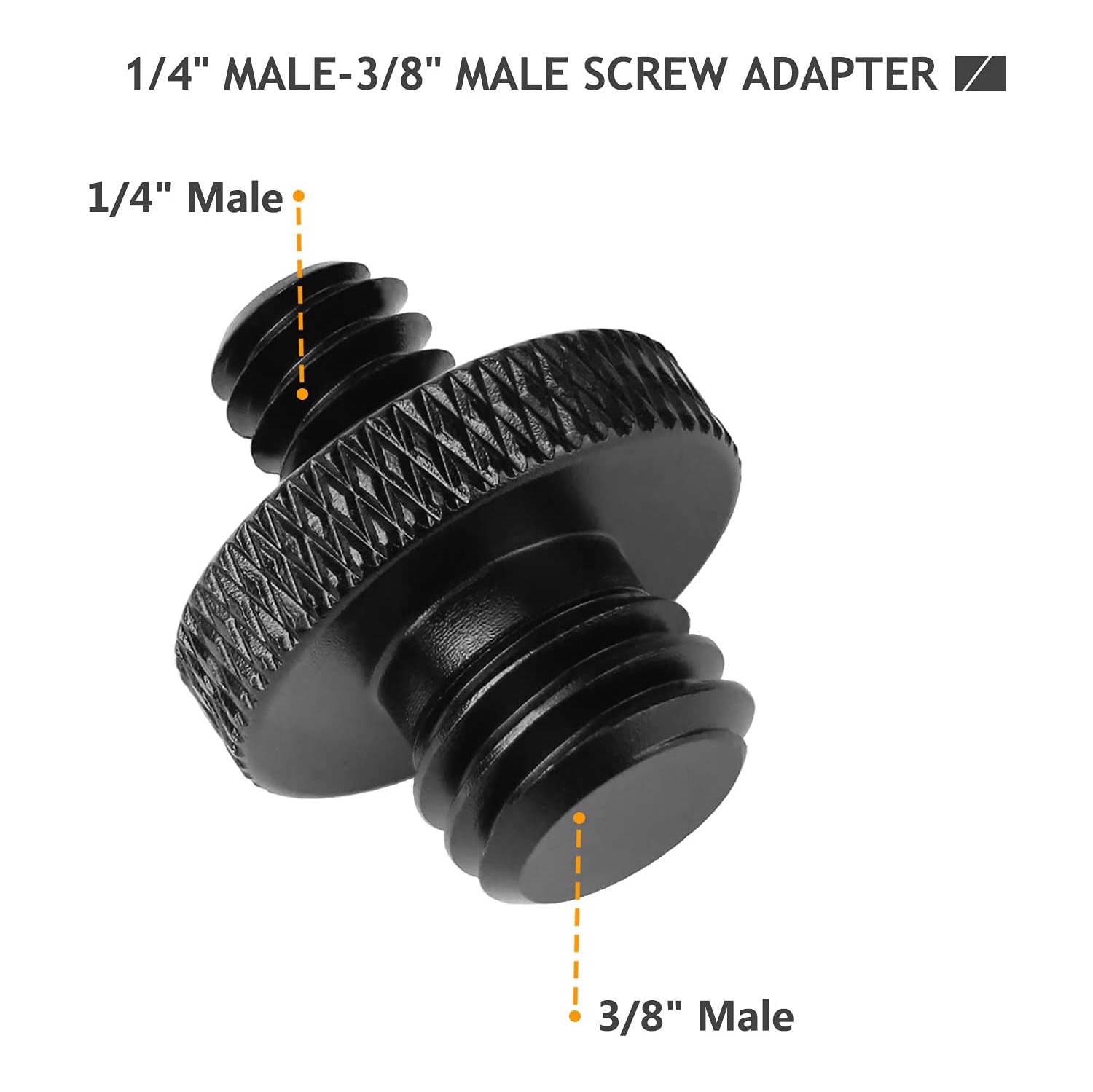 15 Pieces 1/4' 3/8' Light Stand Adapter, Tripod Screw Adapter Converter for DSLR Camera Tripod, Shoulder Rig, Flash Light Stand, Camera Cage,