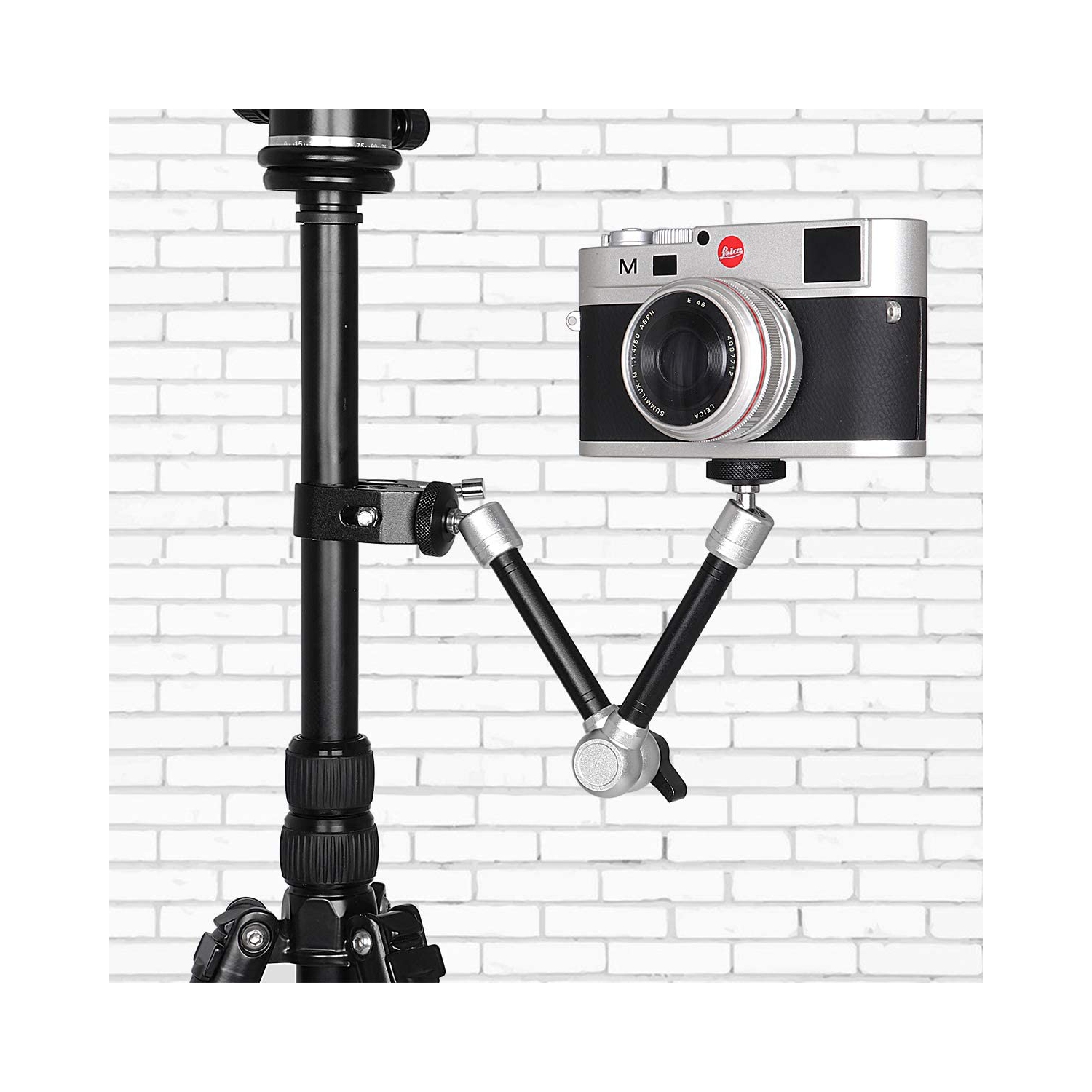 Bras articulé robuste et ajustable de 11 pi Magic Arm avec pince pour caméra d’action sans miroir caméscope téléphone cellulaire GoPro iPhone Monitor