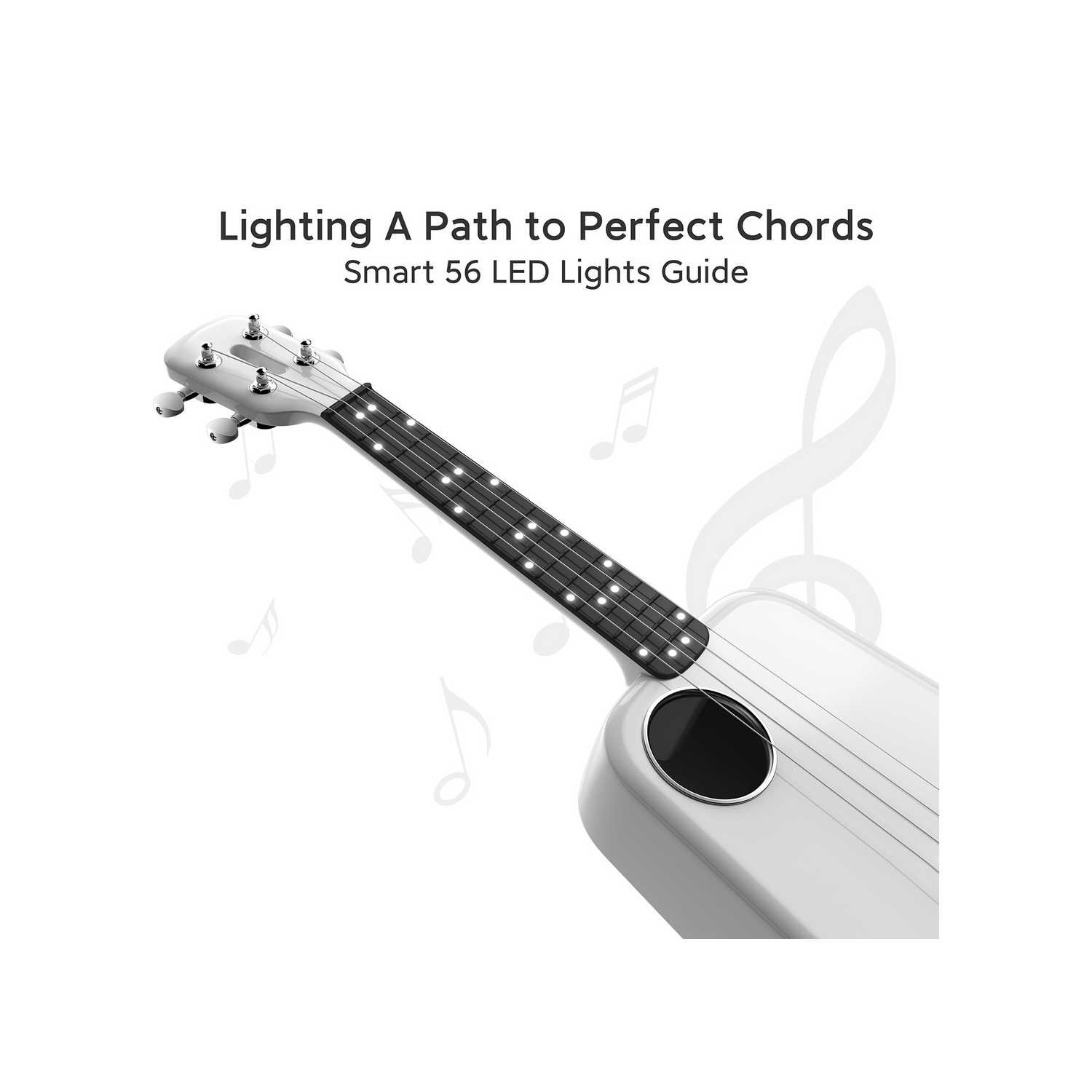 Populele 2 Smart Ukulele Carbon Fiber Edition - Green