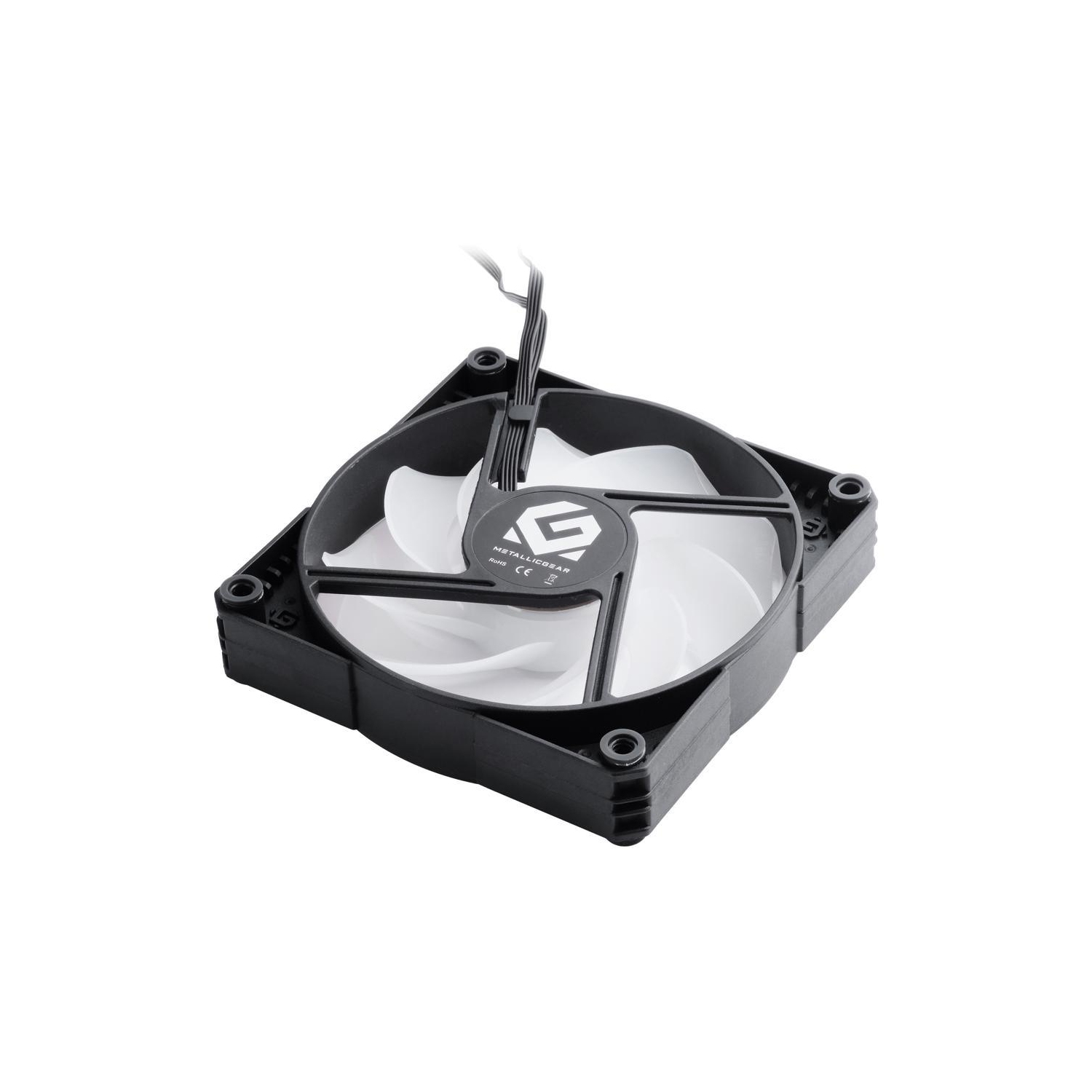 Ventilateur de boîtier DEL RVB 120 mm SkIron RGB MG-F120PRGB_BK de MetallicGear