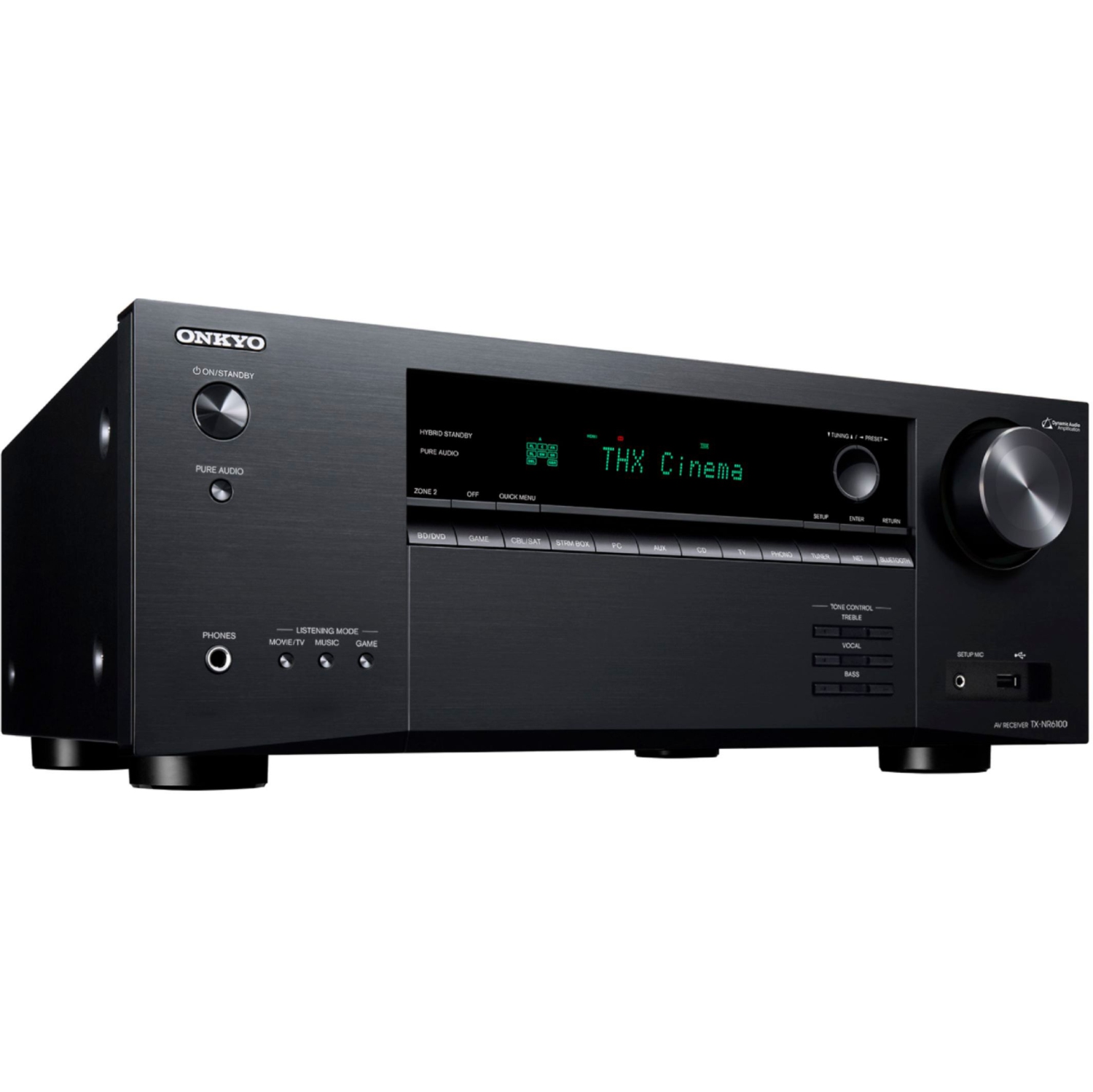Onkyo TX-NR6100 Récepteur home cinéma 7.2 canaux avec Dolby Atmos, Wi-Fi, BT, Apple AirPlay 2 et compatibilité Amazon Alexa + kit de nettoyage