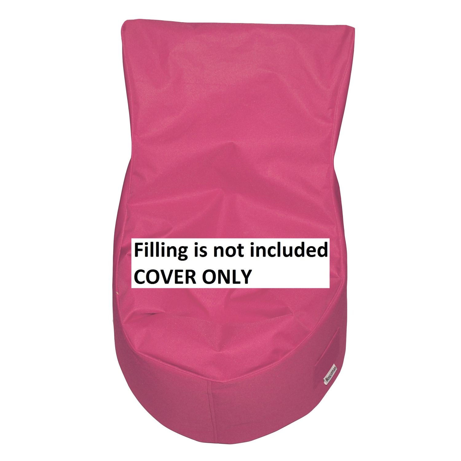 Boscoman - Euro Teen Beanbag Chair - Pink - Cover ONLY - 96036062