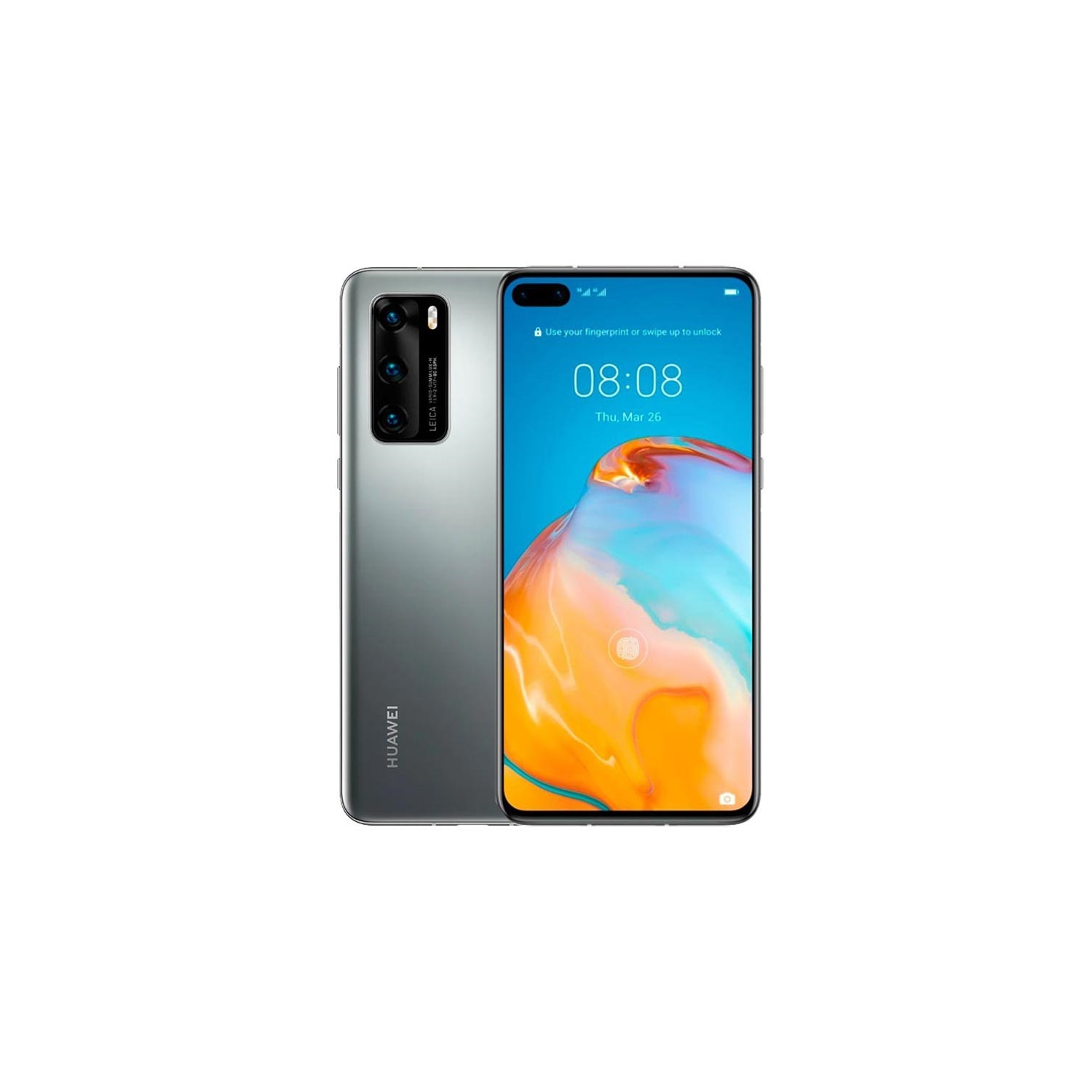 Huawei P40 Pro 256 Go Téléphone Intelligent - Argent Givré - Déverrouillé - Remis a Neuf