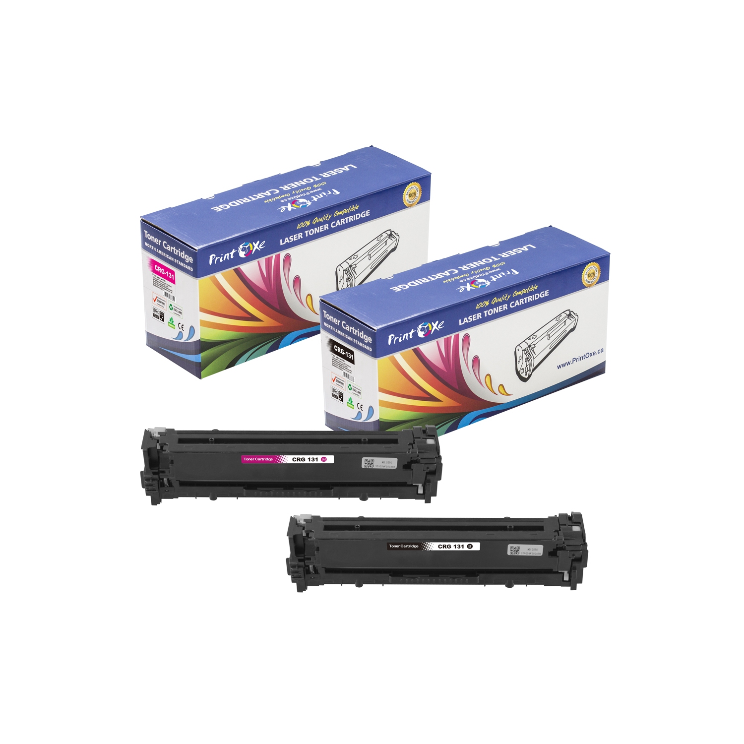 Cartouches d’encre en poudre noire et magenta 131 pour imprimantes Canon LBP7100C7100n LBP7110Cw MF6680DN / ImageClass MF8210CN MF2820 MF628CW