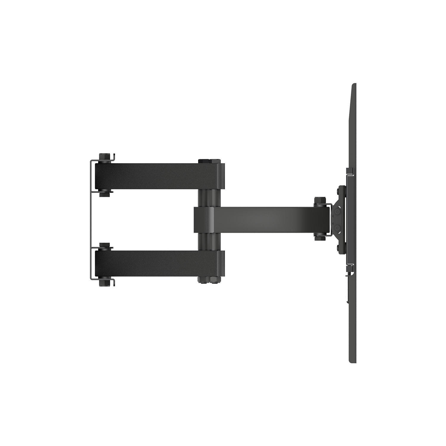 Support mural articulé robuste 37-70 po avec support double pour téléviseur de 110 lb et support mural 6 bras, support de fixation pivotant