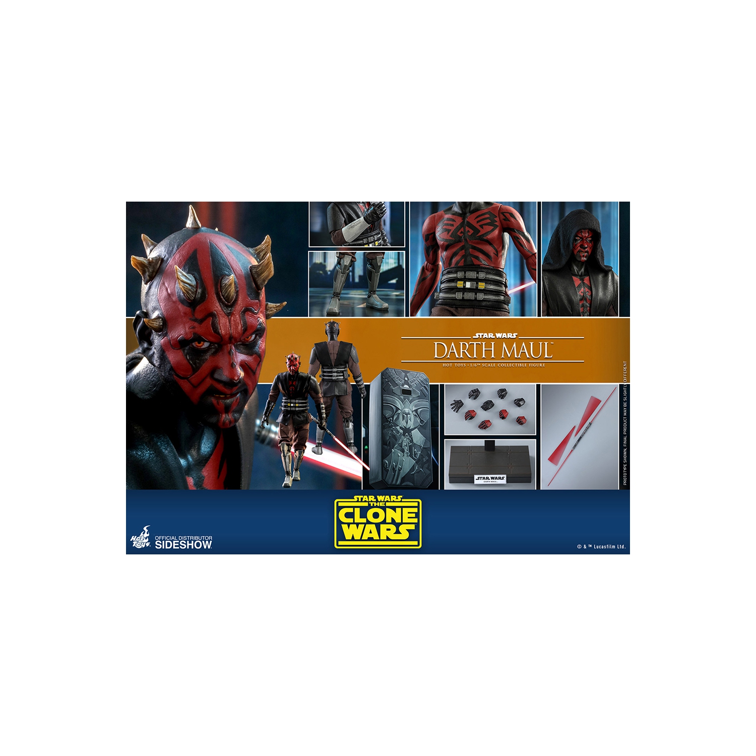 Darth Maul Star Wars: The Clone Wars Sixth (1/6) Scale Television Masterpiece Series Figure