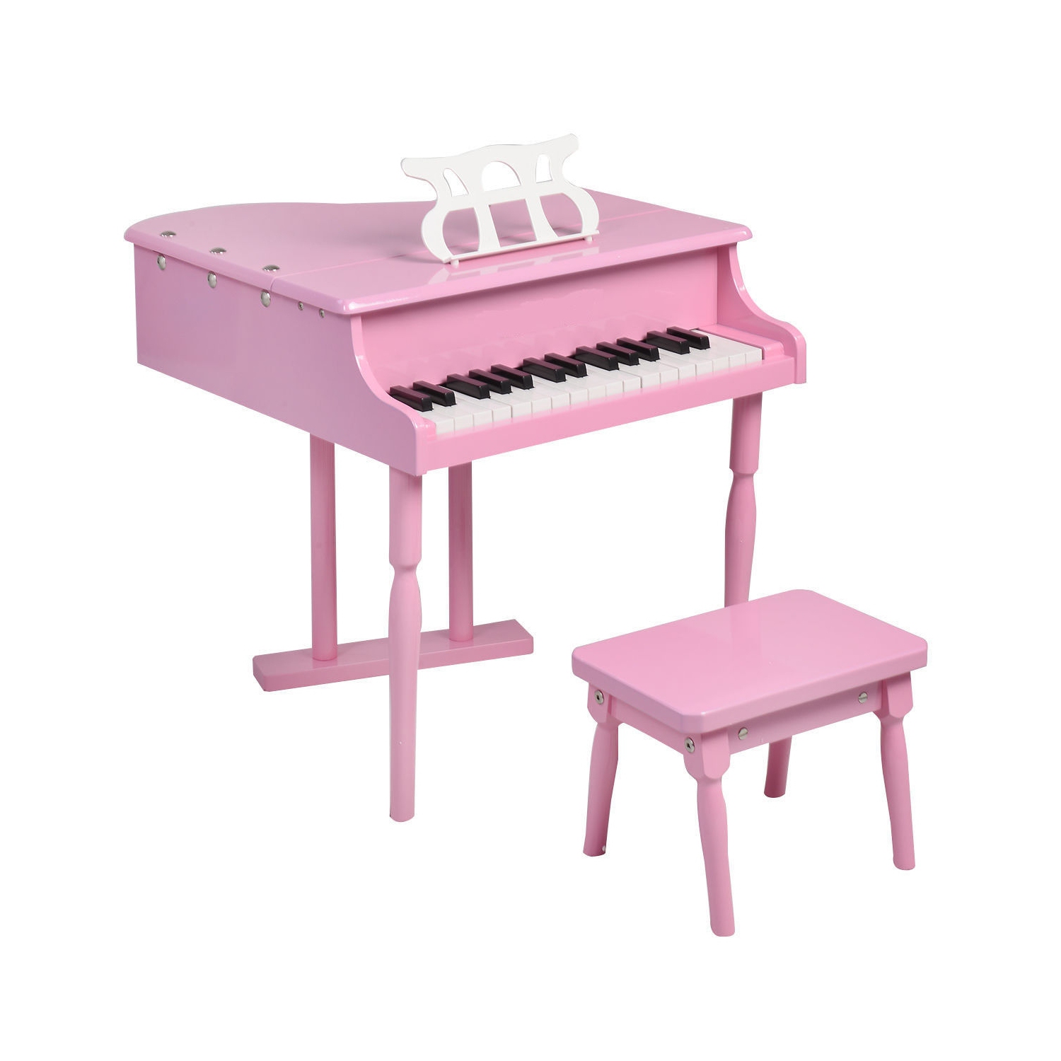 Musical Instrument 30-KeyMini Grand Piano with Bench