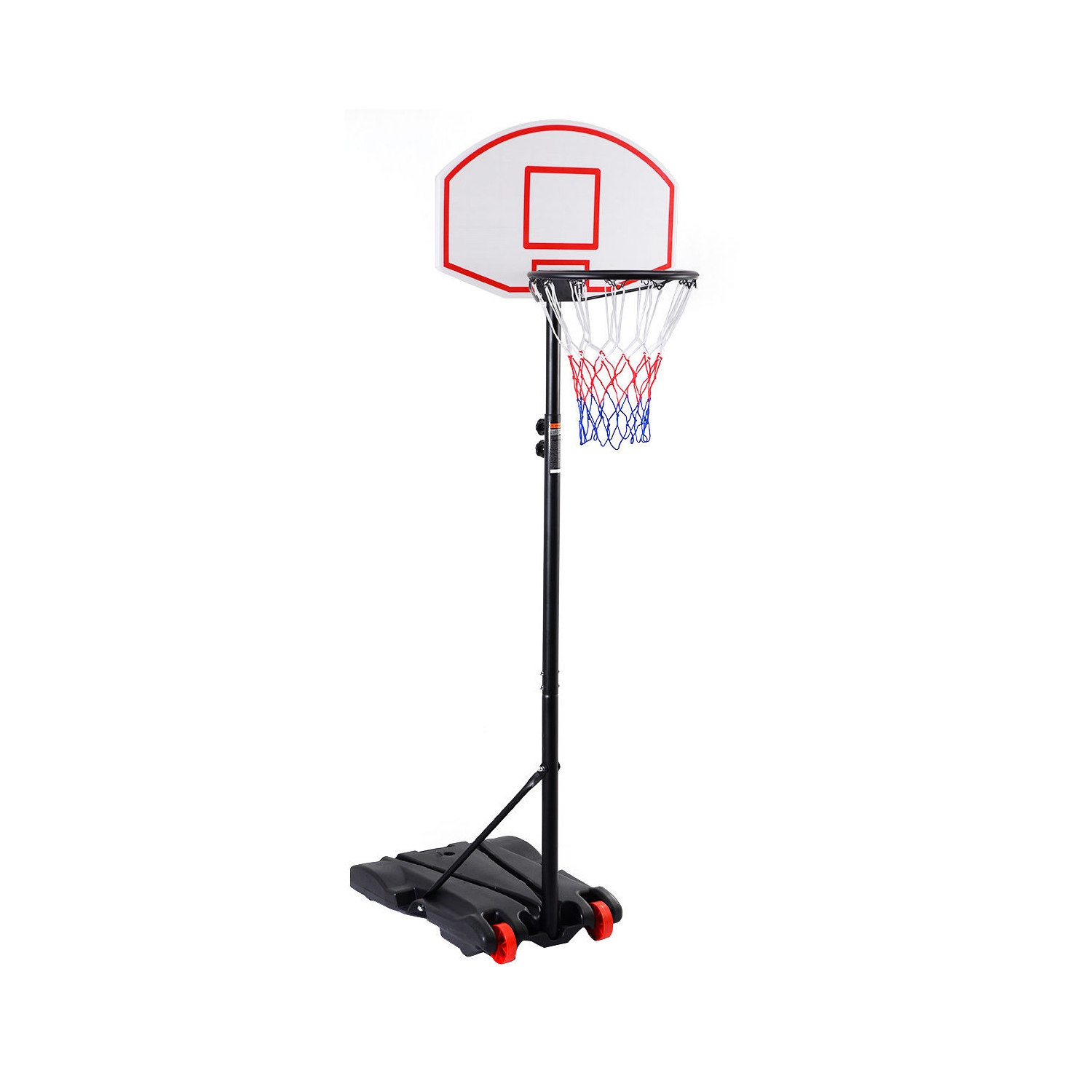 Adjustable Basketball Hoop System Stand with Wheels