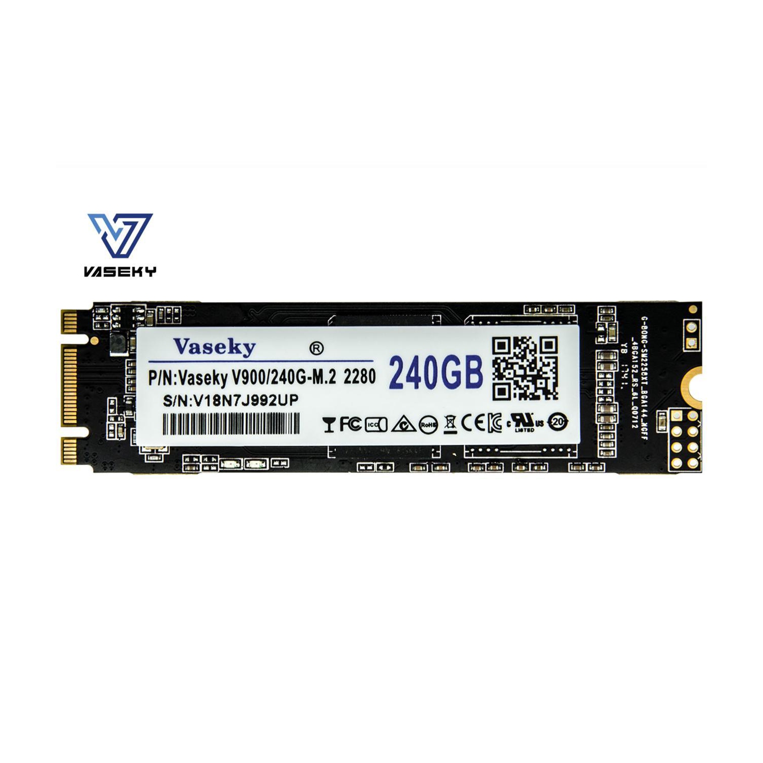 Vaseky M.2 2280 SATA 240G SSD MLC Internal Solid State Drive for Desktop Notebook Standrad M.2 SATA 240GB SSD MLC Storage Grain