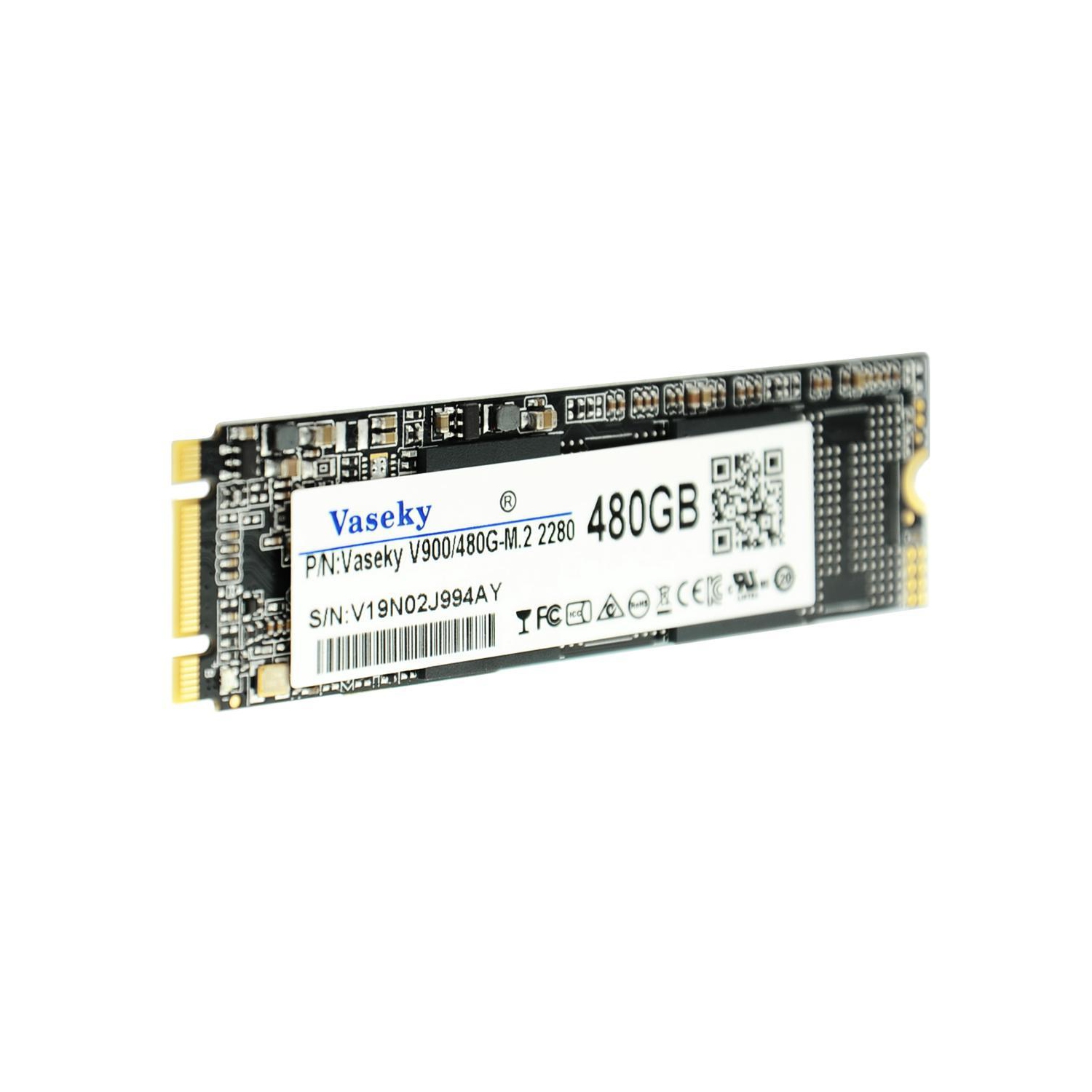 Vaseky M.2 2280 SATA 480G SSD TLC Internal Solid State Drive (SSD) for Desktop Notebook Standard M.2 SATA 480GB SSD TLC Storage Grain