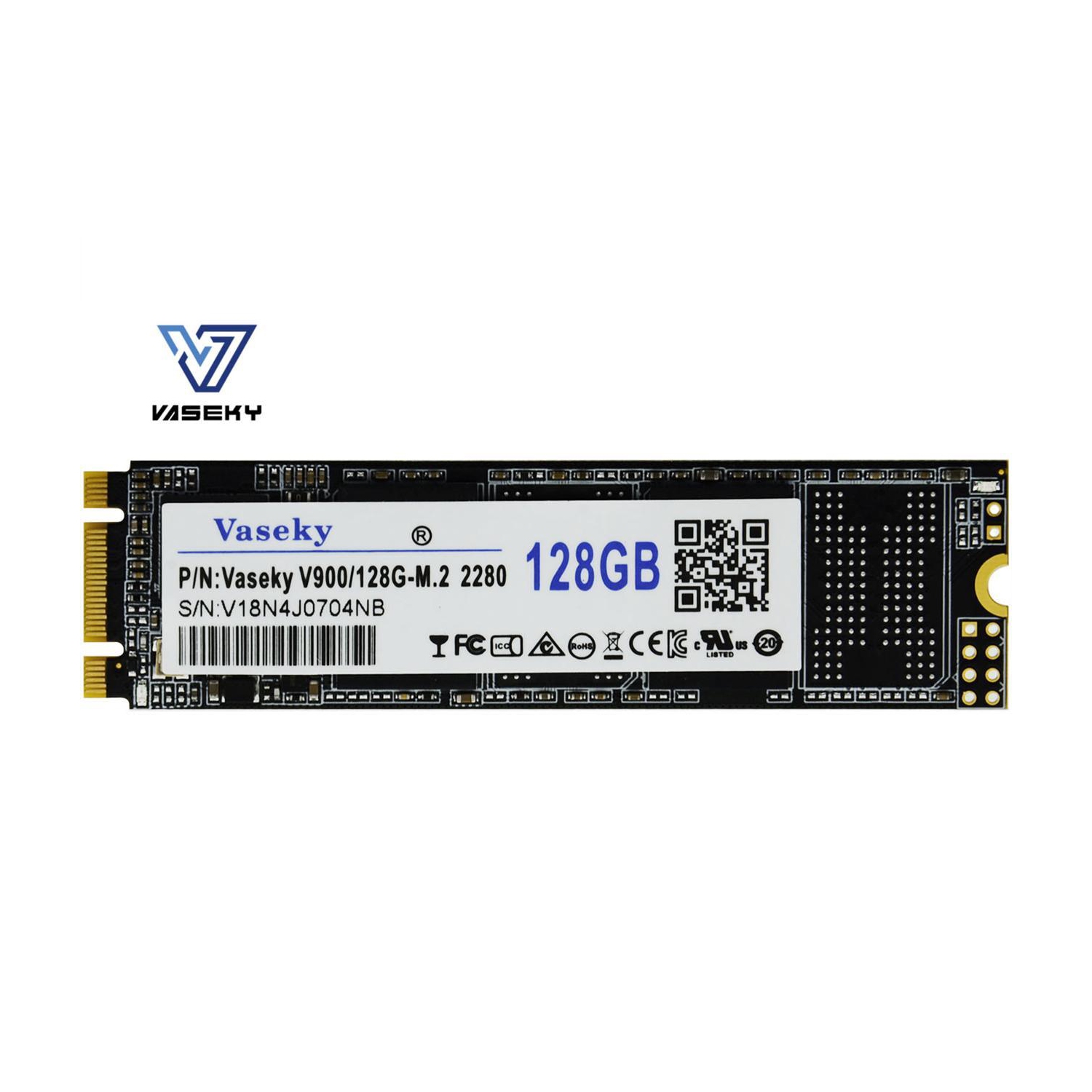 Vaseky M.2 2280 SATA 128GB SSD MLC Internal Solid State Drive for Desktop Notebook Standrad M.2 SATA 128GB SSD MLC Storage Grain