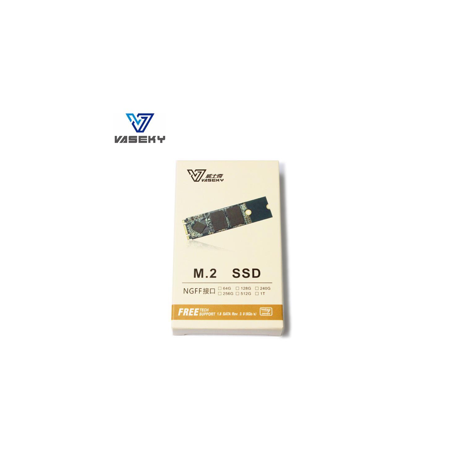 Vaseky M.2 2280 SATA 128GB SSD MLC Internal Solid State Drive for Desktop Notebook Standrad M.2 SATA 128GB SSD MLC Storage Grain