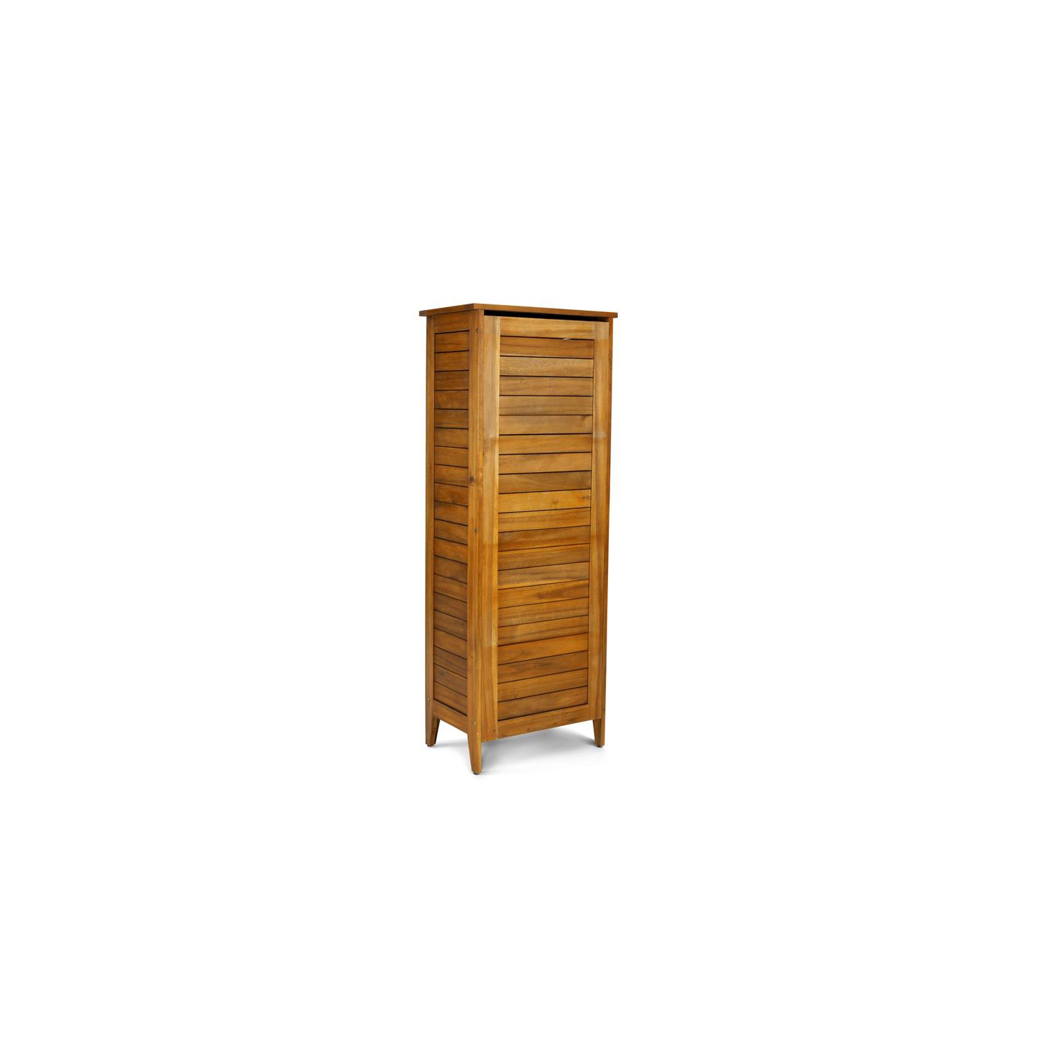 Homecomstyles – Armoire de rangement en bois Maho, brun