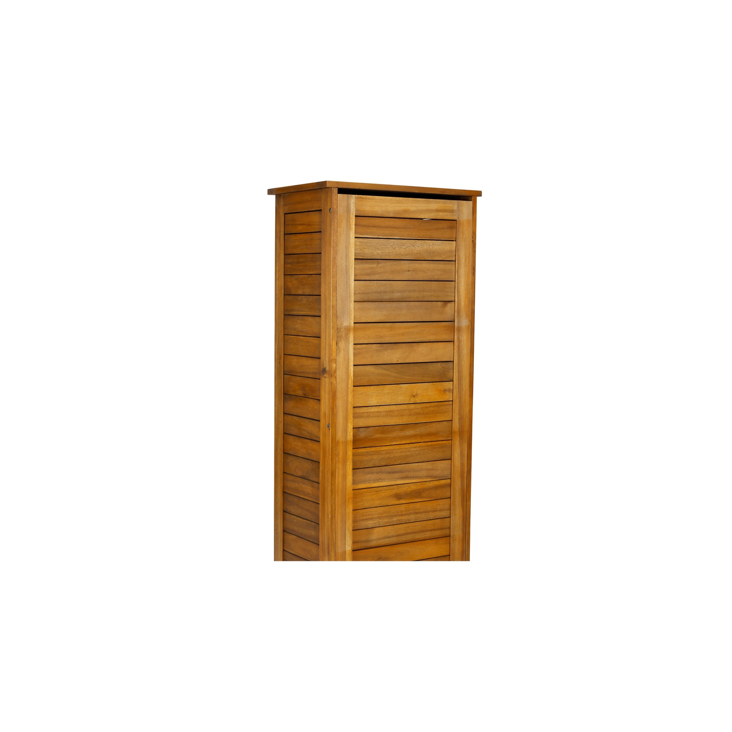 Homecomstyles – Armoire de rangement en bois Maho, brun