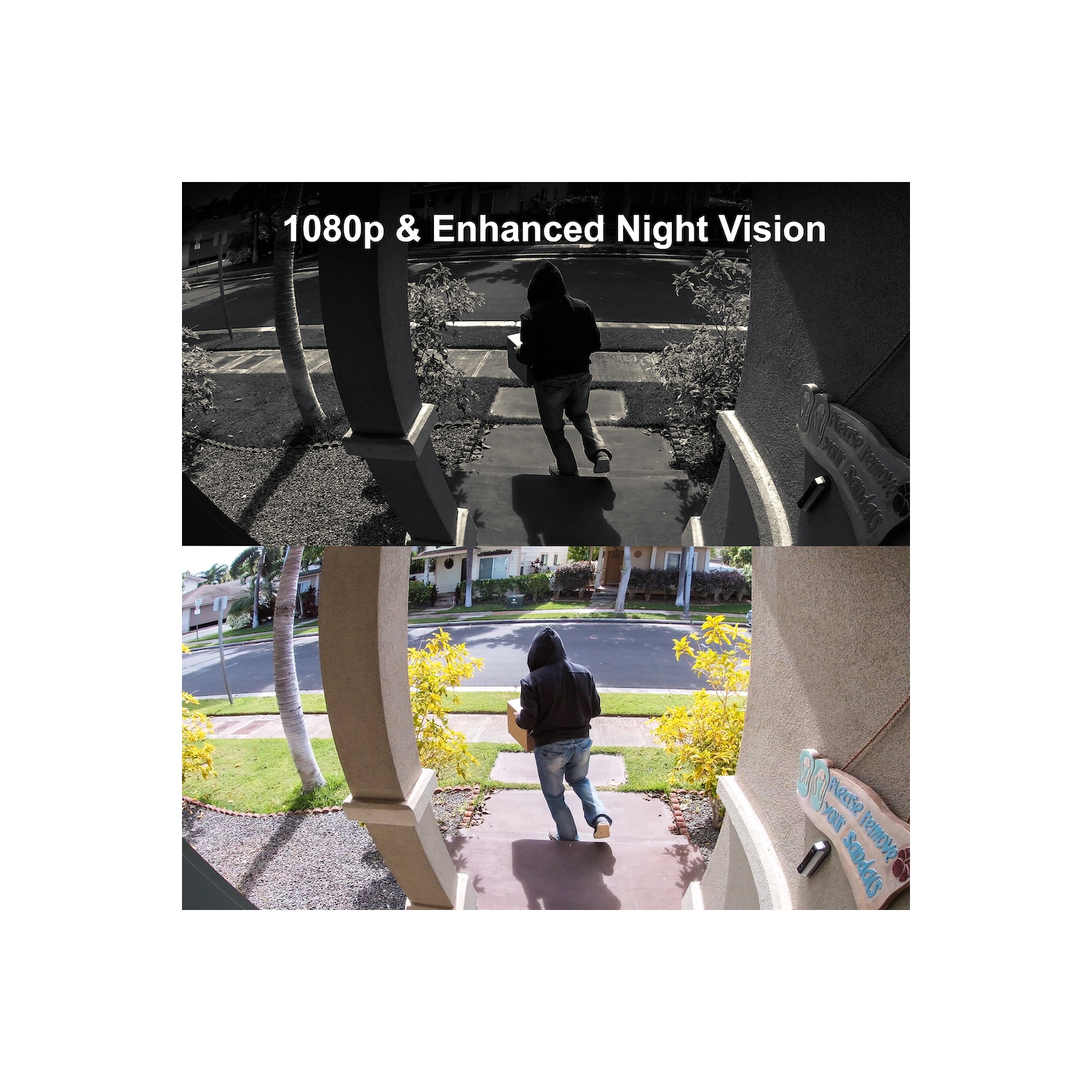 Rexing SDB1 Smart Wireless Video Doorbell Camera 1080p Recording with WiFi