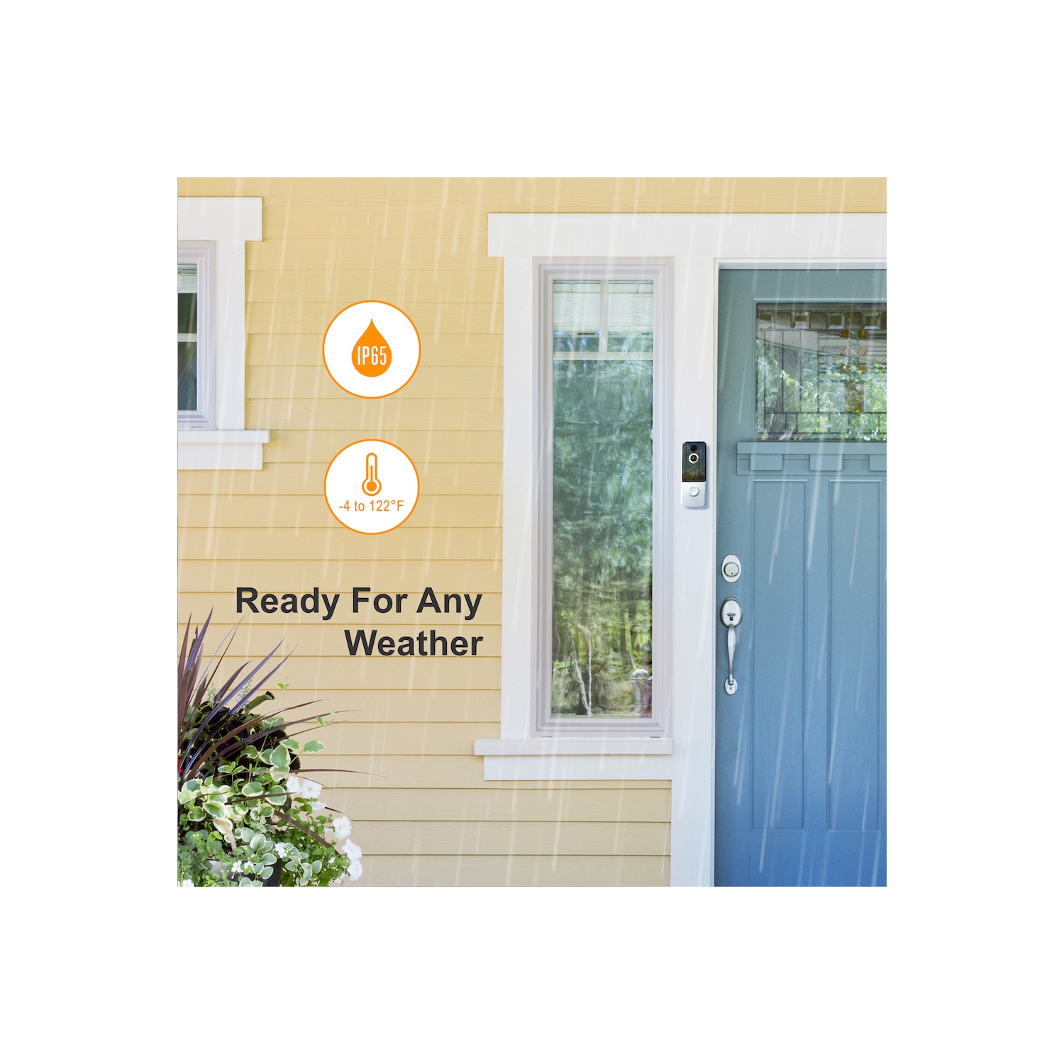 Rexing SDB1 Smart Wireless Video Doorbell Camera 1080p Recording with WiFi