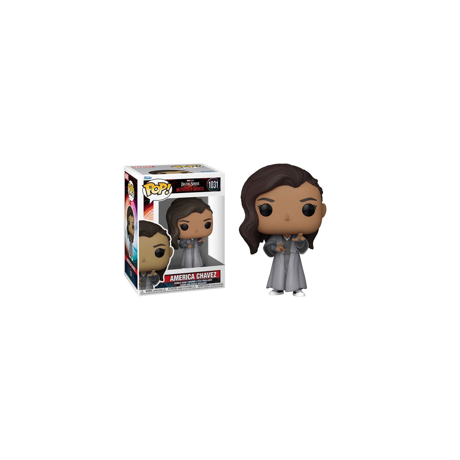 Funko Pop! Marvel Doctor Strange in the Multiverse of Madness Vinyl Bobble-Head America Chavez #1031