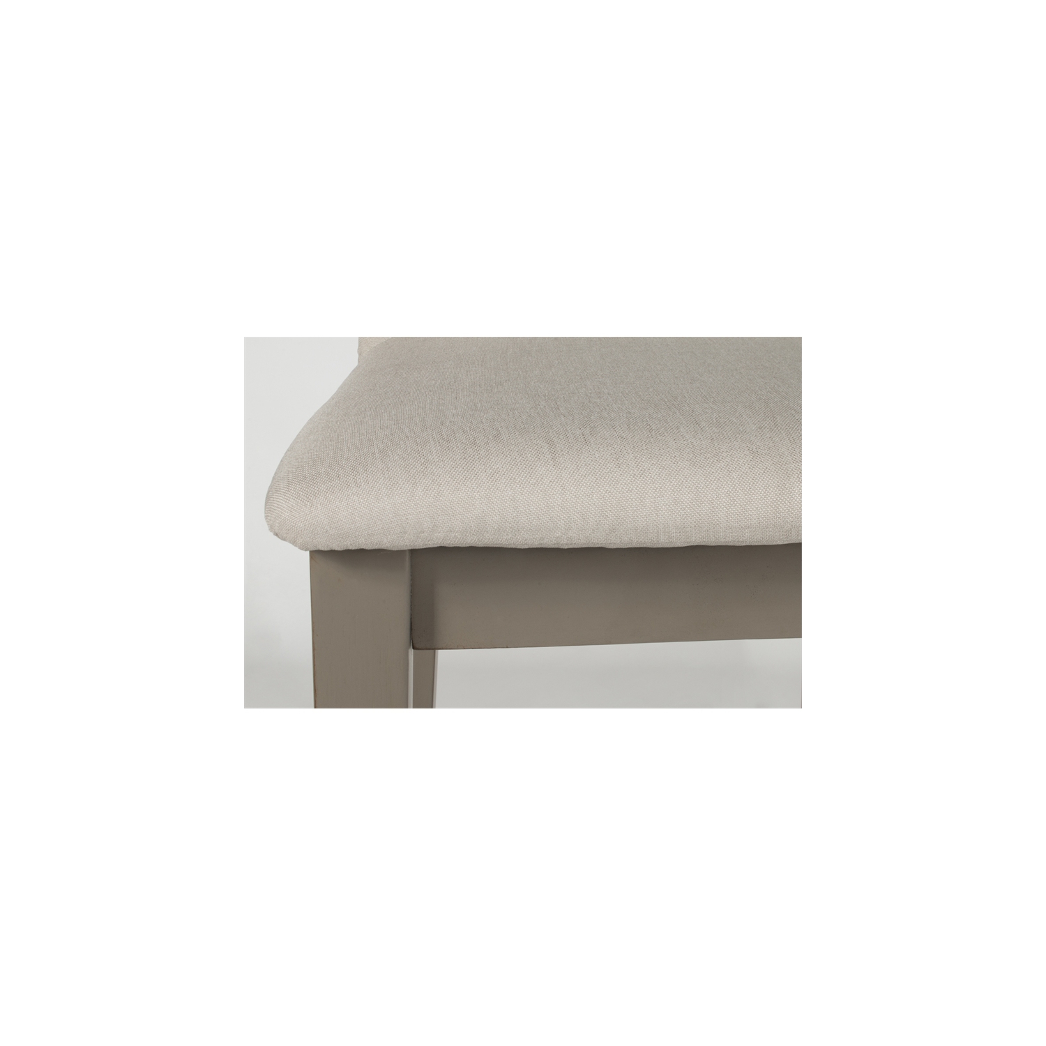 Bowery Hill Non-Swivel Counter Stool in Natural Distressed Gray