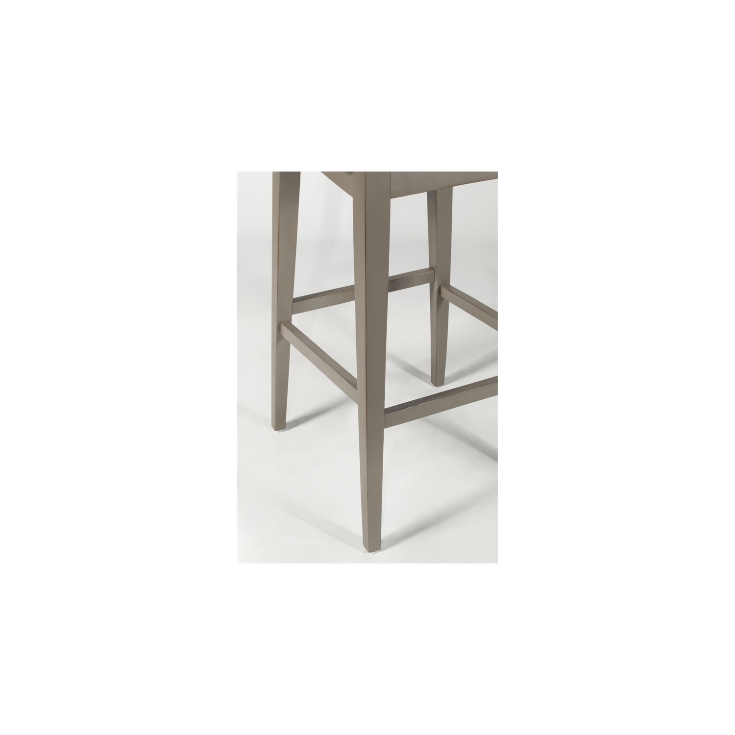 Bowery Hill Non-Swivel Counter Stool in Natural Distressed Gray