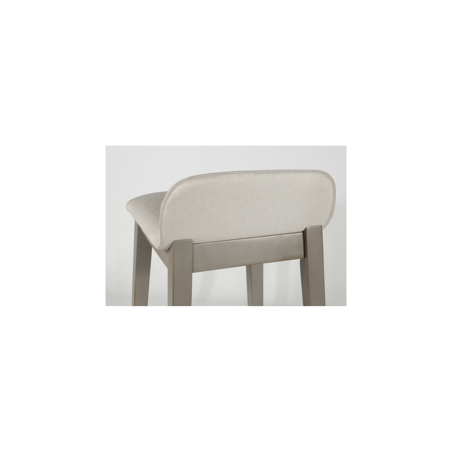 Bowery Hill Non-Swivel Counter Stool in Natural Distressed Gray