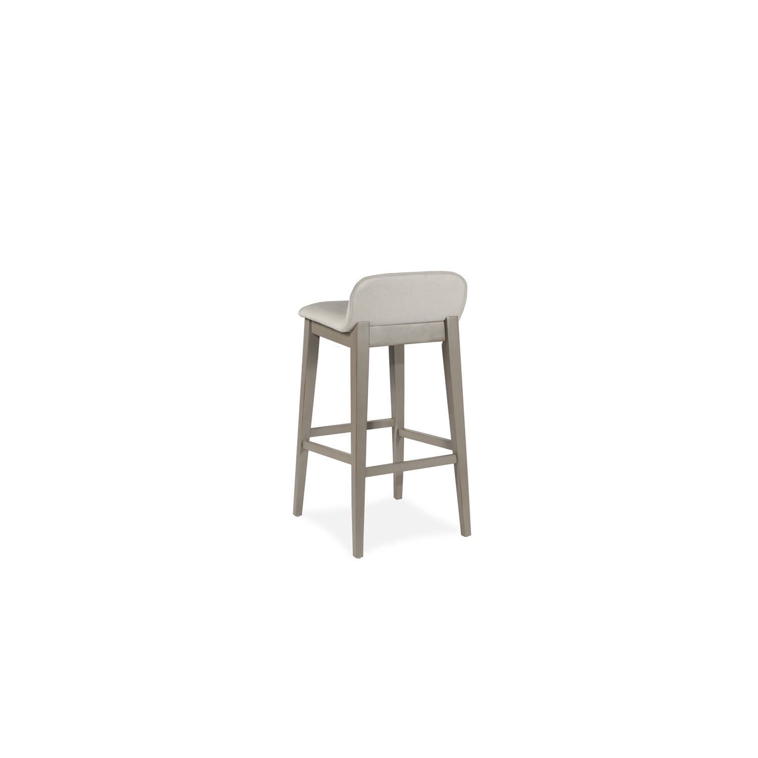 Bowery Hill Non-Swivel Counter Stool in Natural Distressed Gray