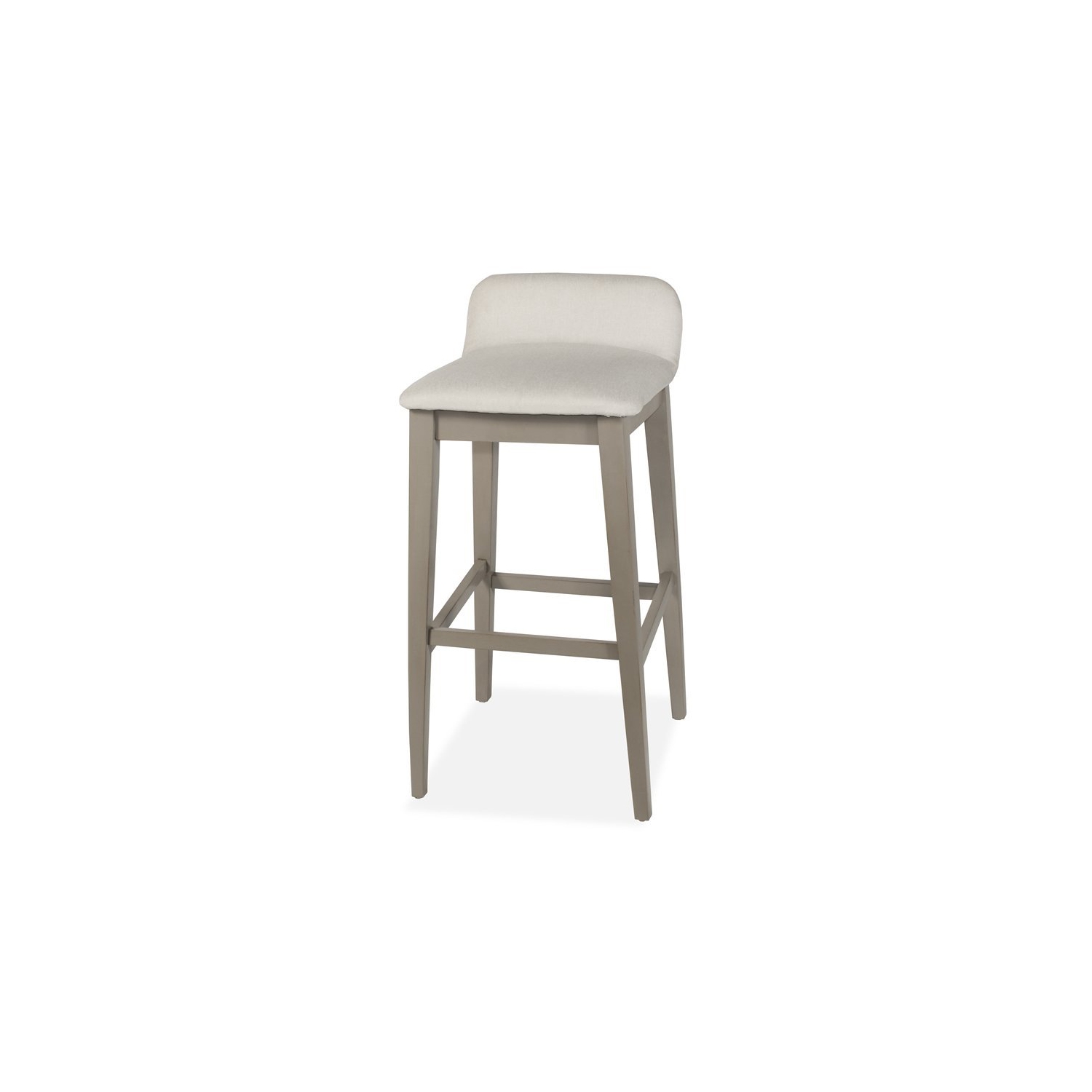 Bowery Hill Non-Swivel Counter Stool in Natural Distressed Gray