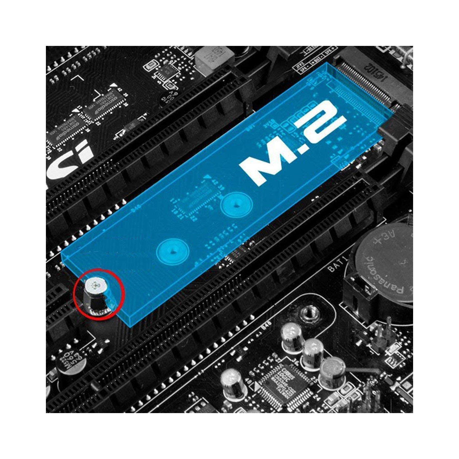 Kit De Vis M.2 SSD NGFF NVME SSD Support De Montage M.2 NGFF/NVMe Écrou Hexagonal Pour A-SUS M.2 SSD