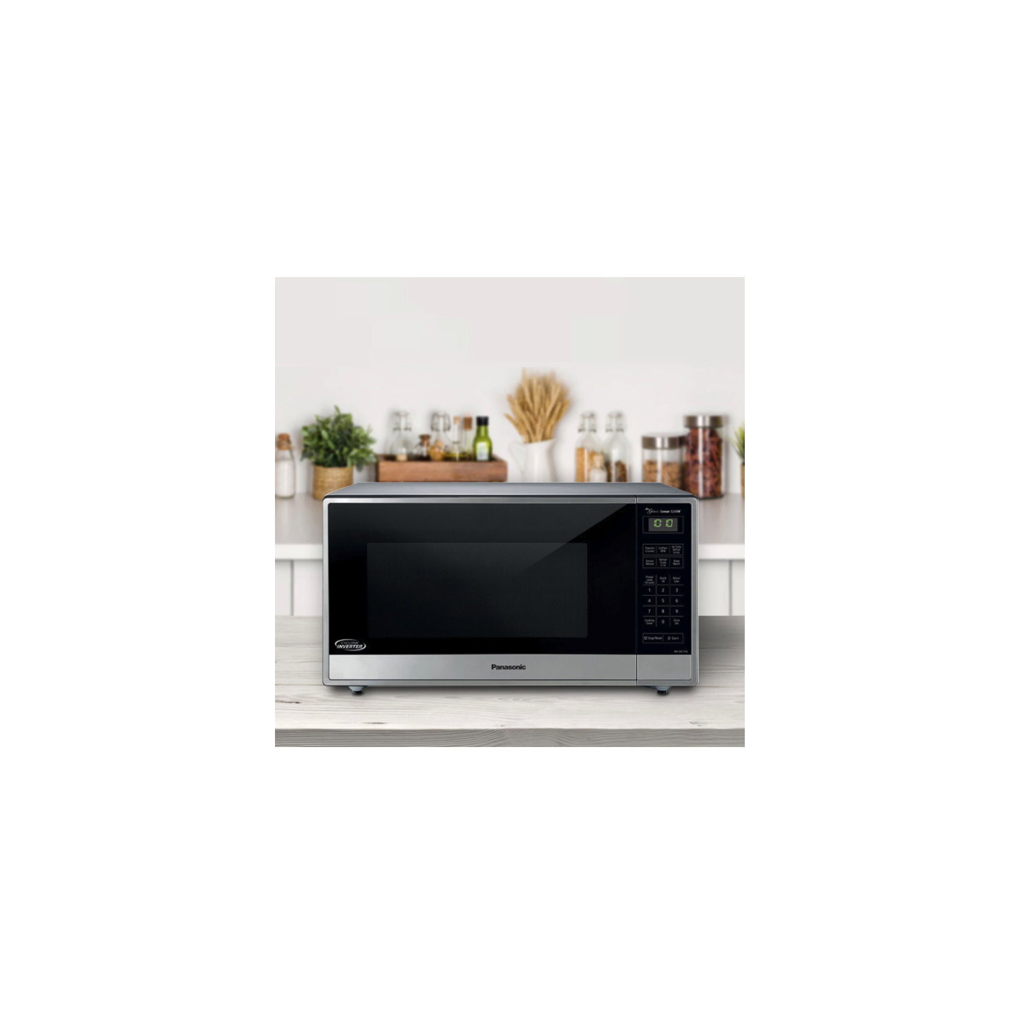 Panasonic 1.6 cu. ft. Stainless-Steel Microwave Oven - SN744SA