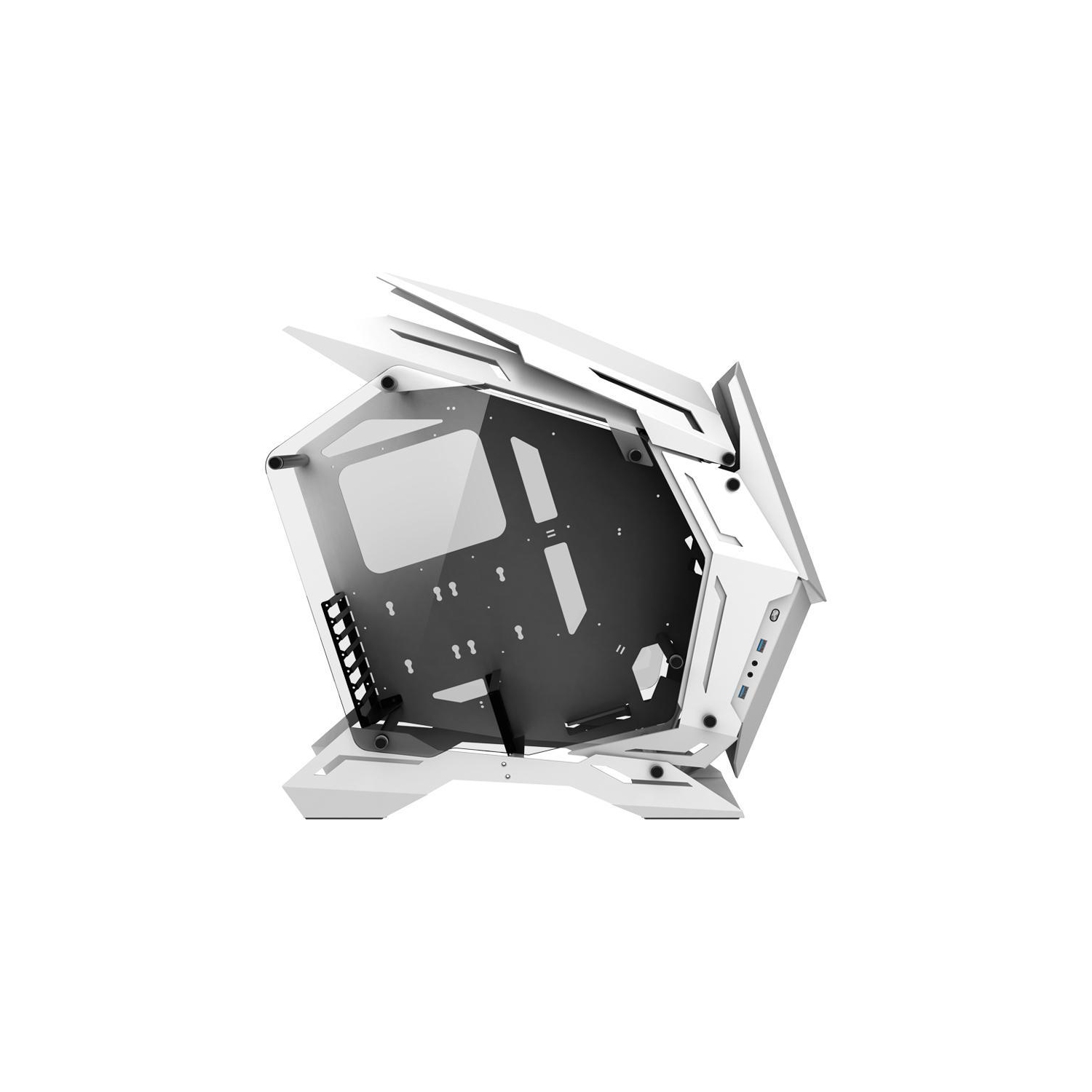 JONSTOMP – Boîtier d’ordinateur de jeu MOD-3, prise en charge de la carte mère XL-ATX de 360 mm, panneau avant à refroidissement liquide de 5 V ARGB