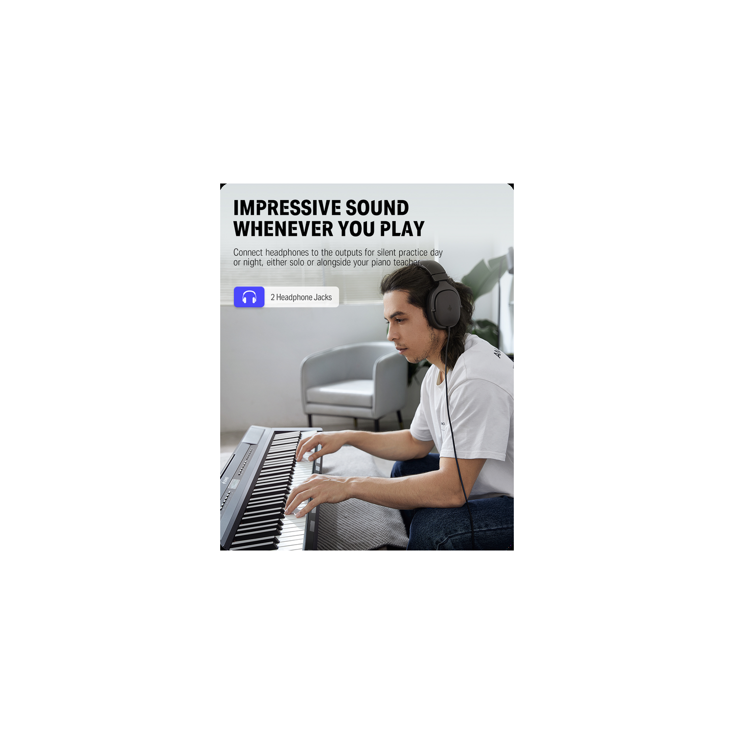 Donner DEP-20 Portable 88 Key Weighted Digital Piano with Sustain Pedal for Beginner