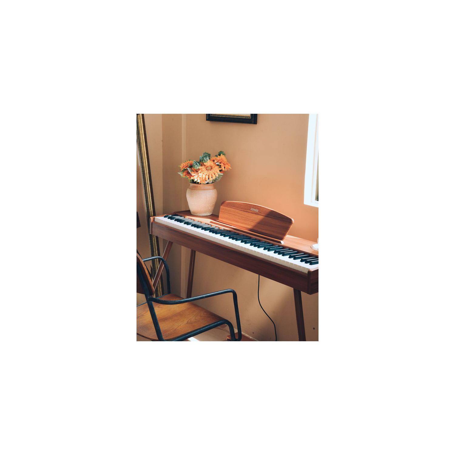 Donner DDP-80 88 Key Wooden Style Weighted Keyboard Digital Piano