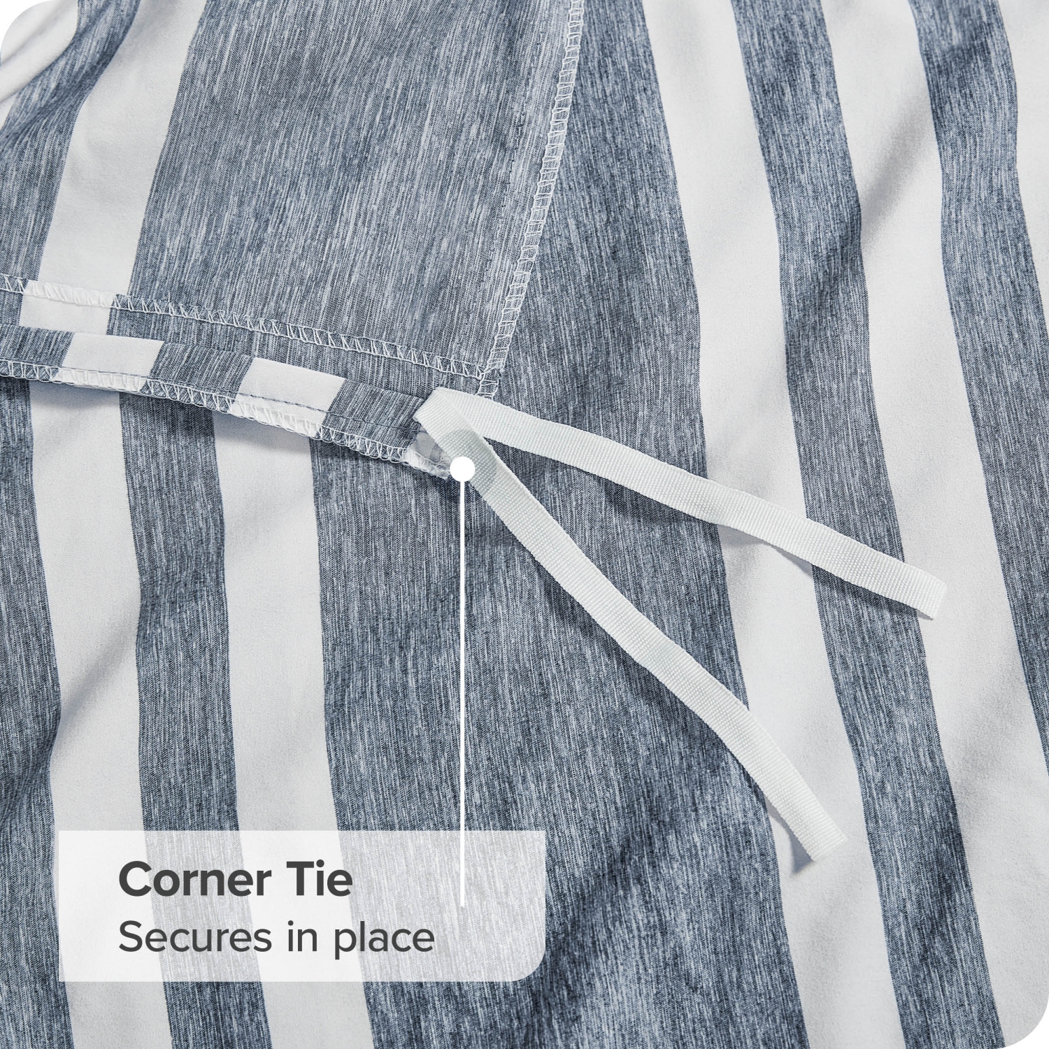 Bare Home Duvet Cover and Sham Set - Premium 1800 Ultra-Soft Brushed Microfiber - Hypoallergenic, Easy Care, Wrinkle Resistant - Stripe - Heather