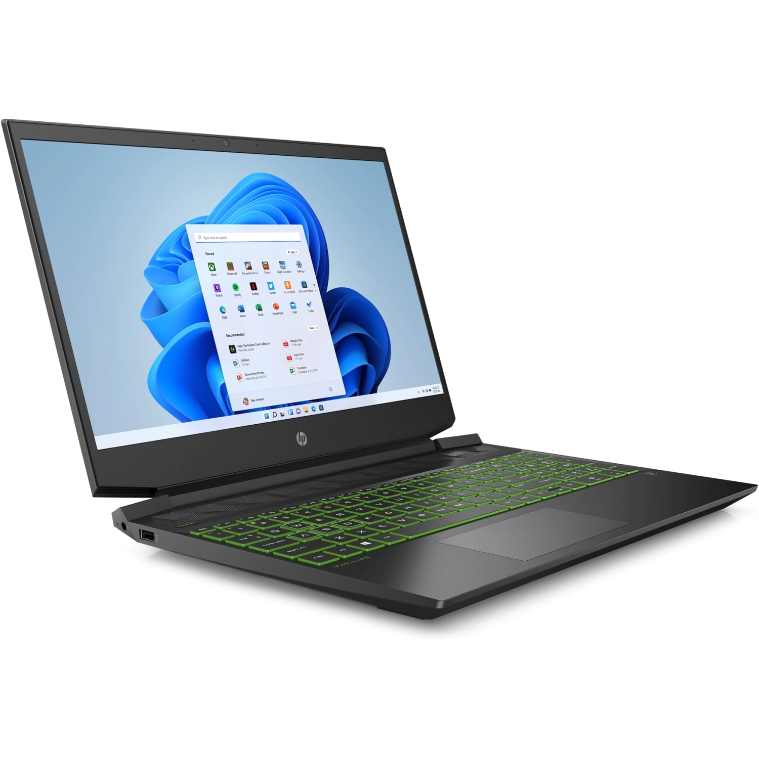 HP Pavilion 15.6" Gaming Laptop (Intel Core i5-10300H, 8GB RAM, 256GB SSD, Windows 10, NVIDIA GeForce GTX 1650) - 15-dk1056wm