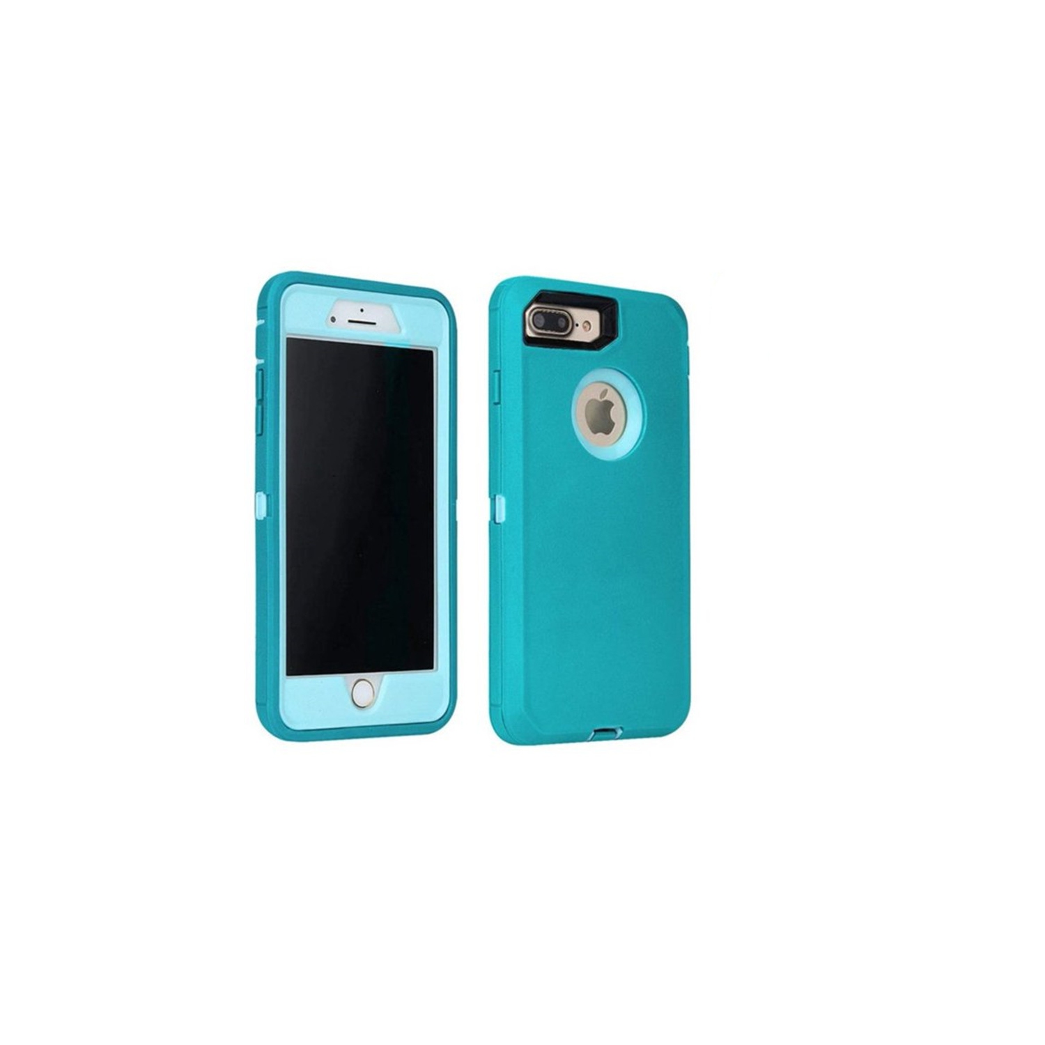 [CSmart] Étui Coque rigide anti-chute triple 3 couches antichoc robuste Defender pour iPhone 7 Plus / iPhone 8 Plus, menthe