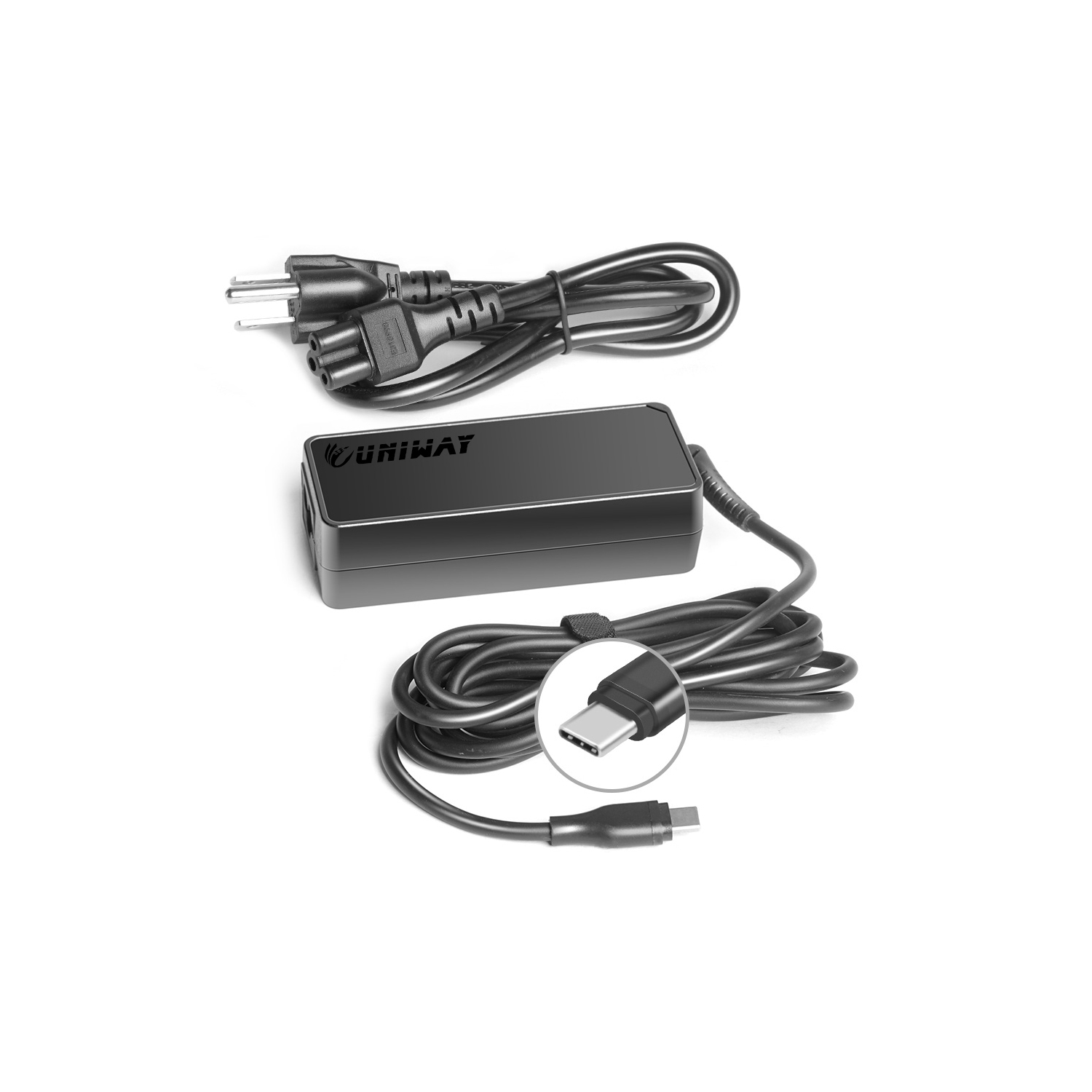 Laptop AC Adapter Charger 100W USB C Type-C for HP DELL LENOVO SAMSUNG ASUS MSI ACER SONY LG TOSHIBA worldwide use power supply