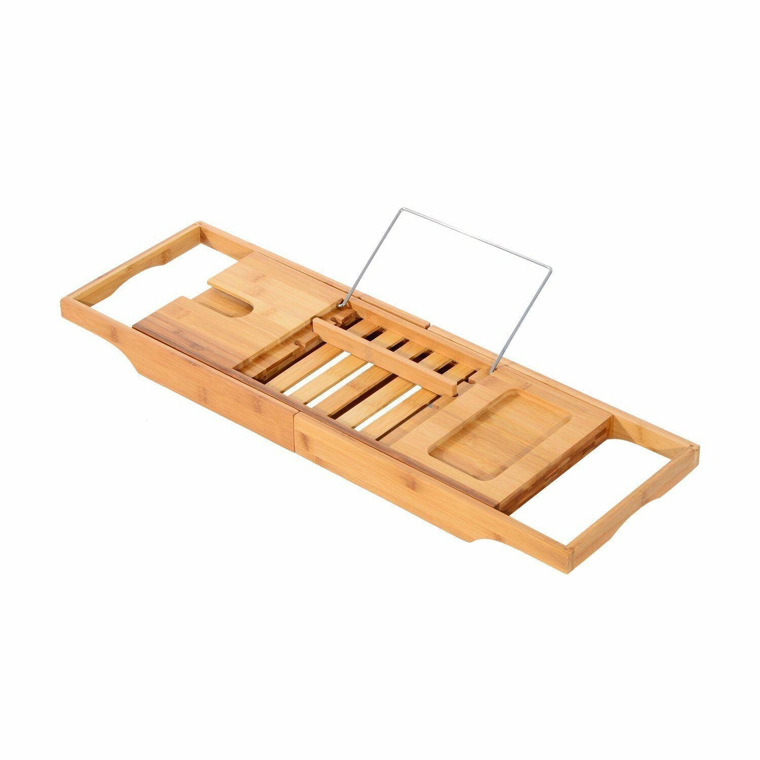 Support à tablette pour baignoire porte-baignoire, plateau pour salle de bain, porte-livre pour le vin