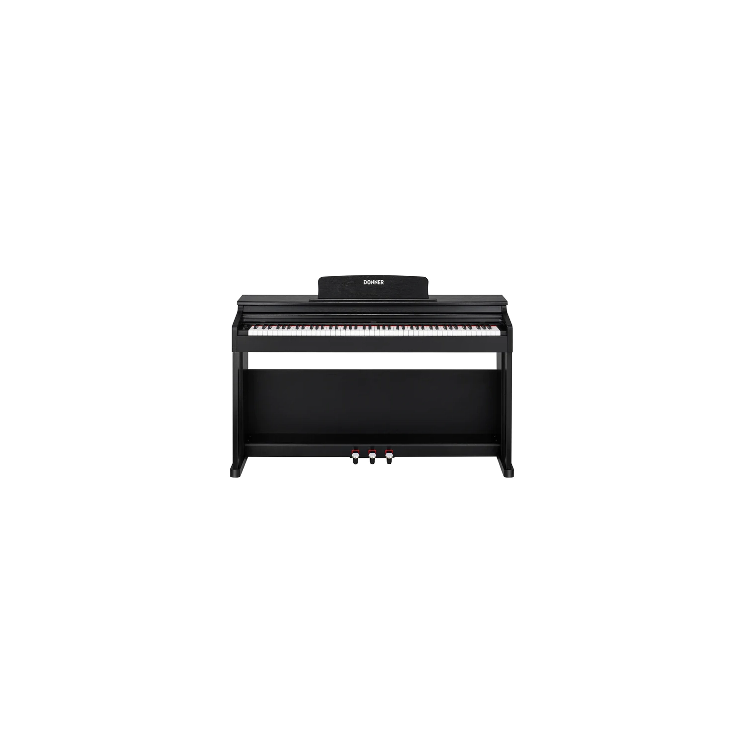 Donner DDP-100 88 Key Hammer Action Weighted Upright Digital Piano with Furniture Stand & 3 Pedal for Beginner