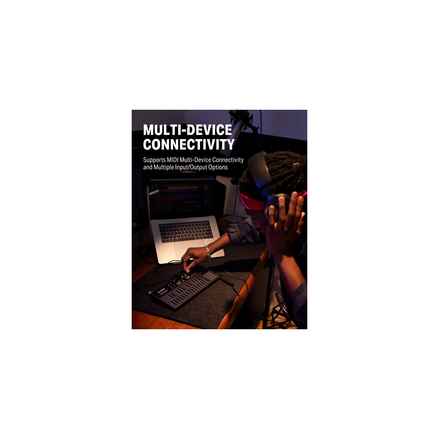 Donner B1 Synthesizer et Sequencer Analog Bass