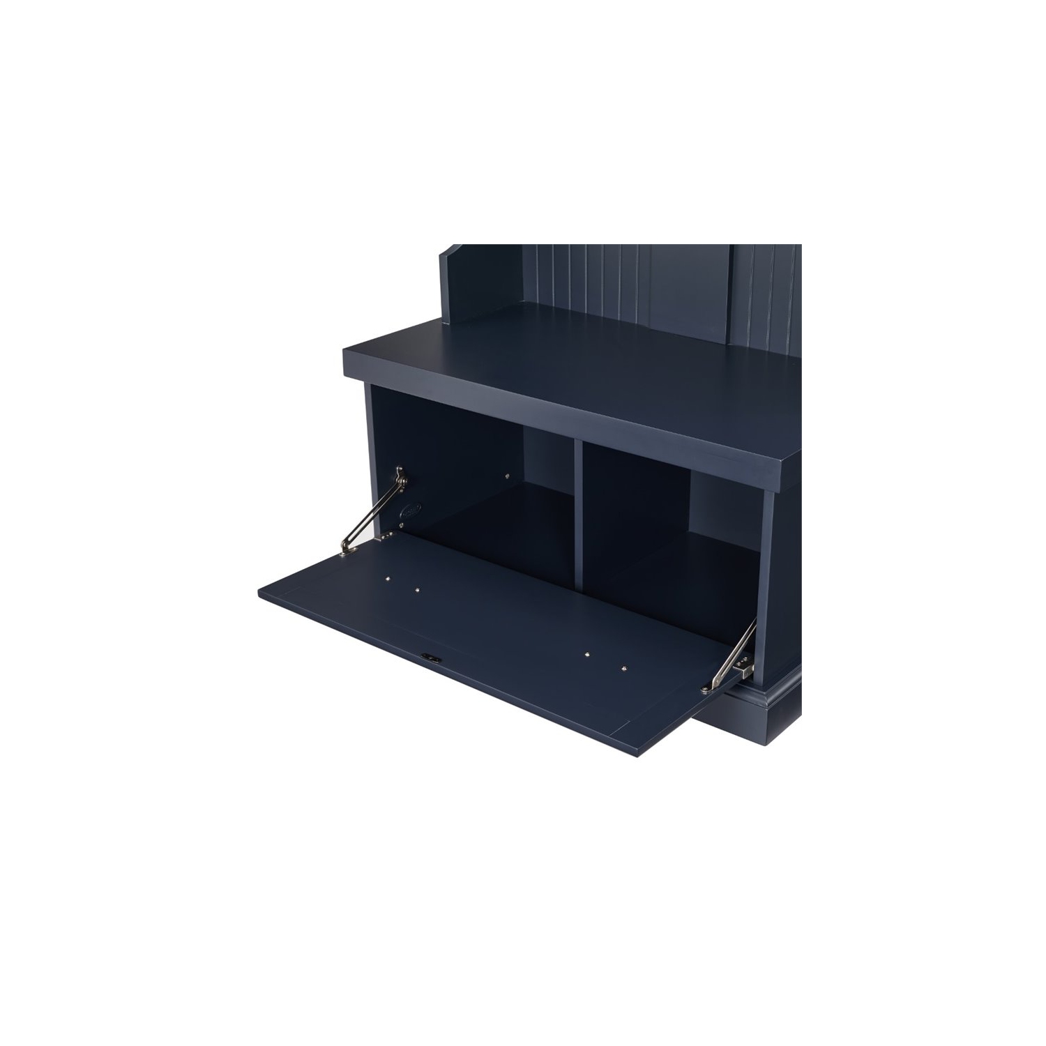 Crosley Furniture – Portemanteau en bois Shoreline Coastal, bleu marine