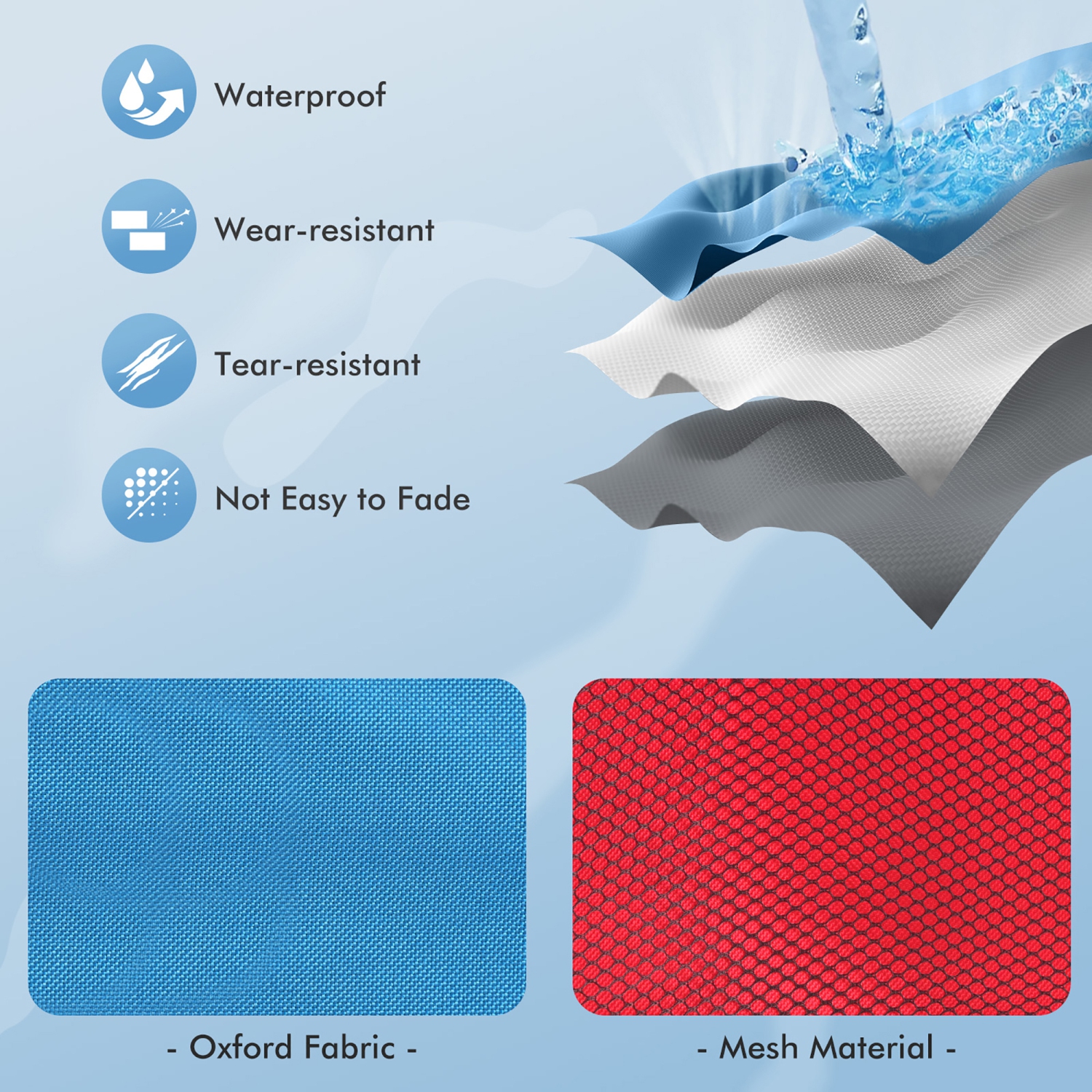 Costway 2 PCS Folding Camping Tables w/ Large Capacity Storage Sink for Picnic