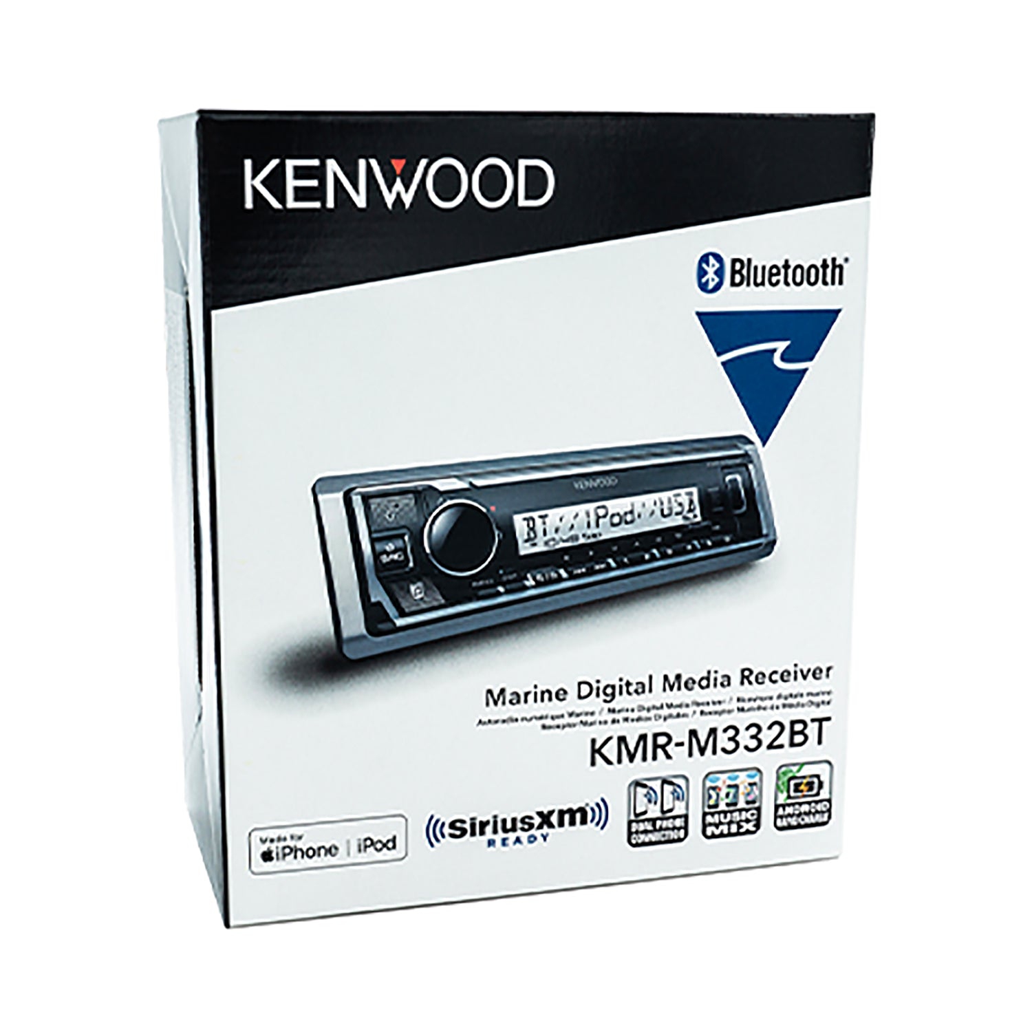 Kenwood KMR-M332BT Récepteur multimédia numérique marin avec Bluetooth
