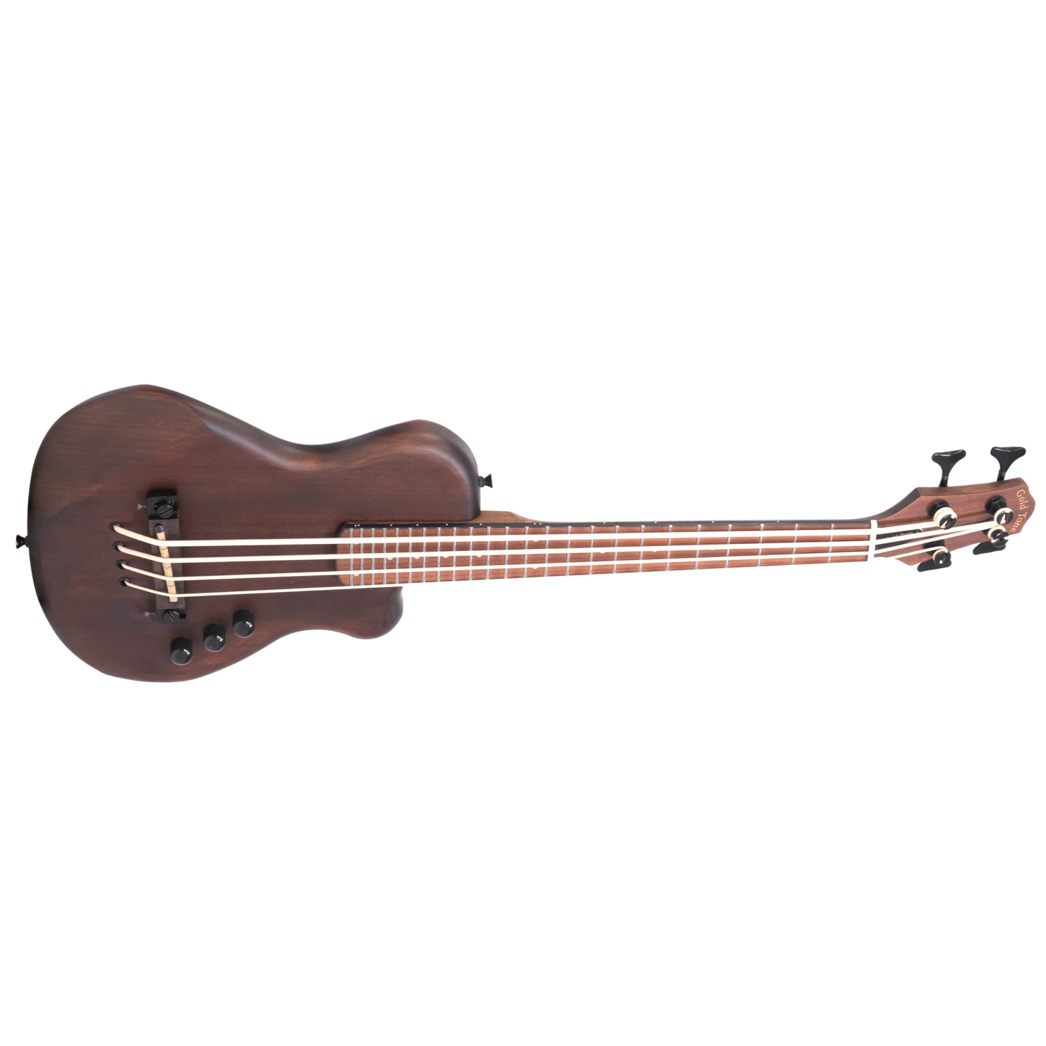 Gold Tone ME-Bass MicroBass à corps plein de 23'' avec étui