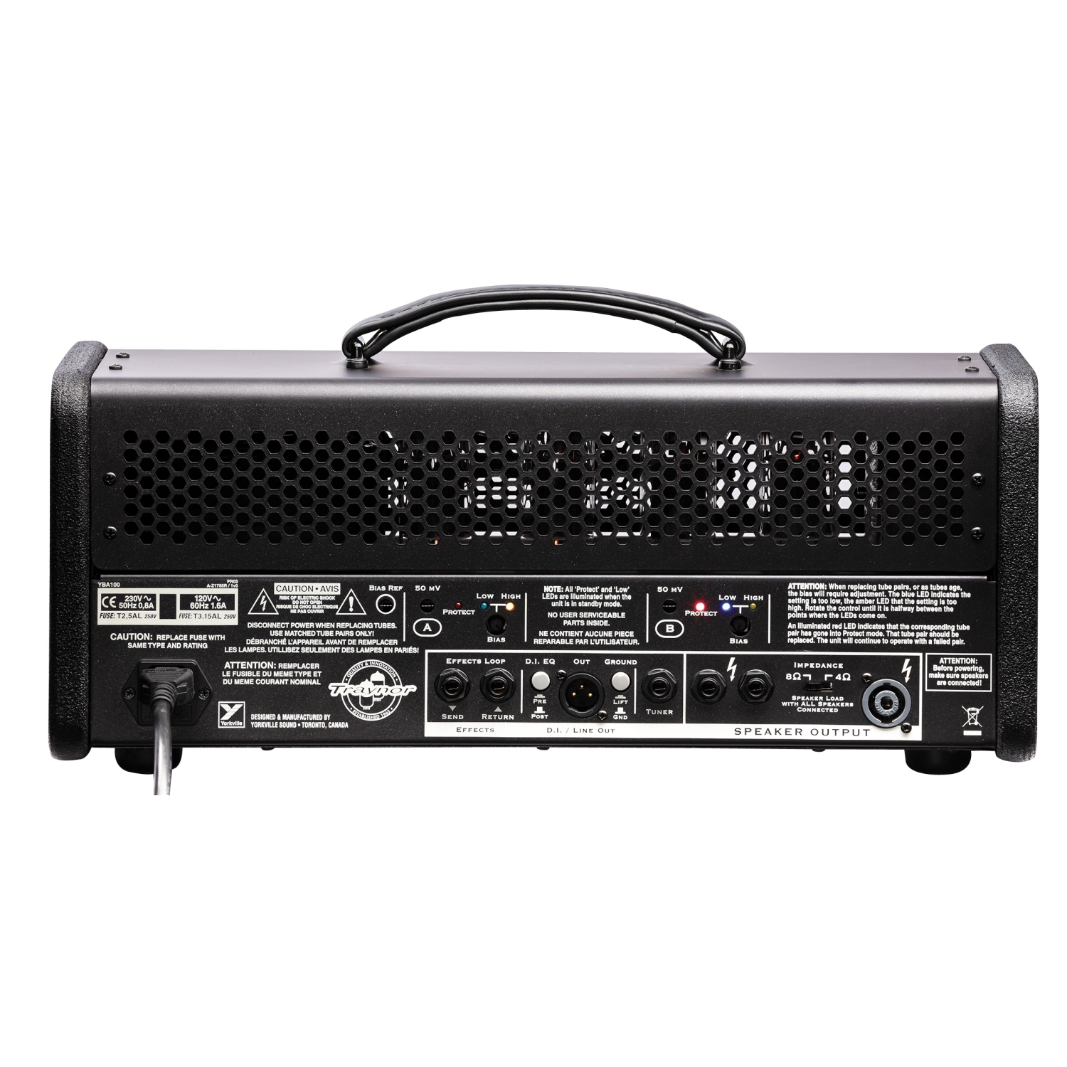 Traynor YBA100 Tube Bass Head - 100 Watts