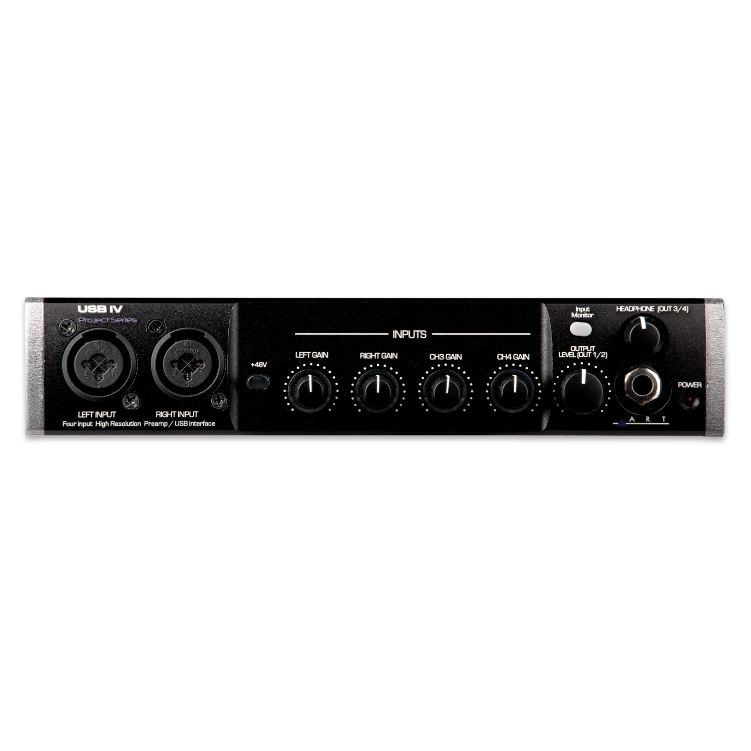 ART Pro Audio – Interface audio USB IV à 4 entrées et 2 sorties