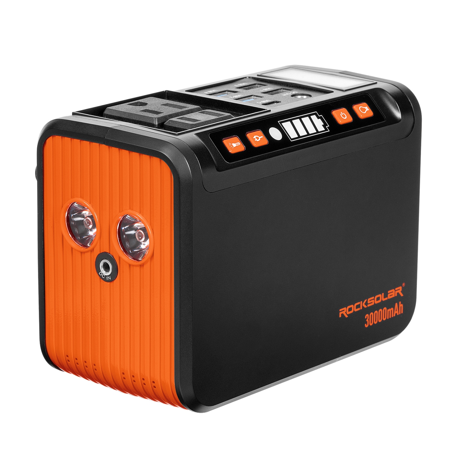 Station d'alimentation Weekender Max 80 W + trousse de générateur solaire pliable 30 W de ROCKSOLAR